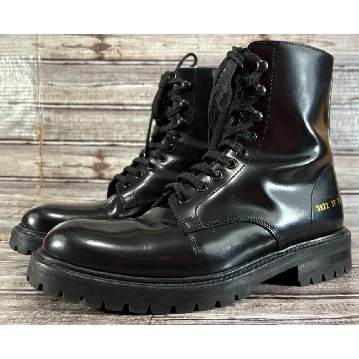 Common Projects Common Projects Combat Leather Boot size 37 UE 7 US color Bl Size US 7 / IT 37 - 1 Thumbnail