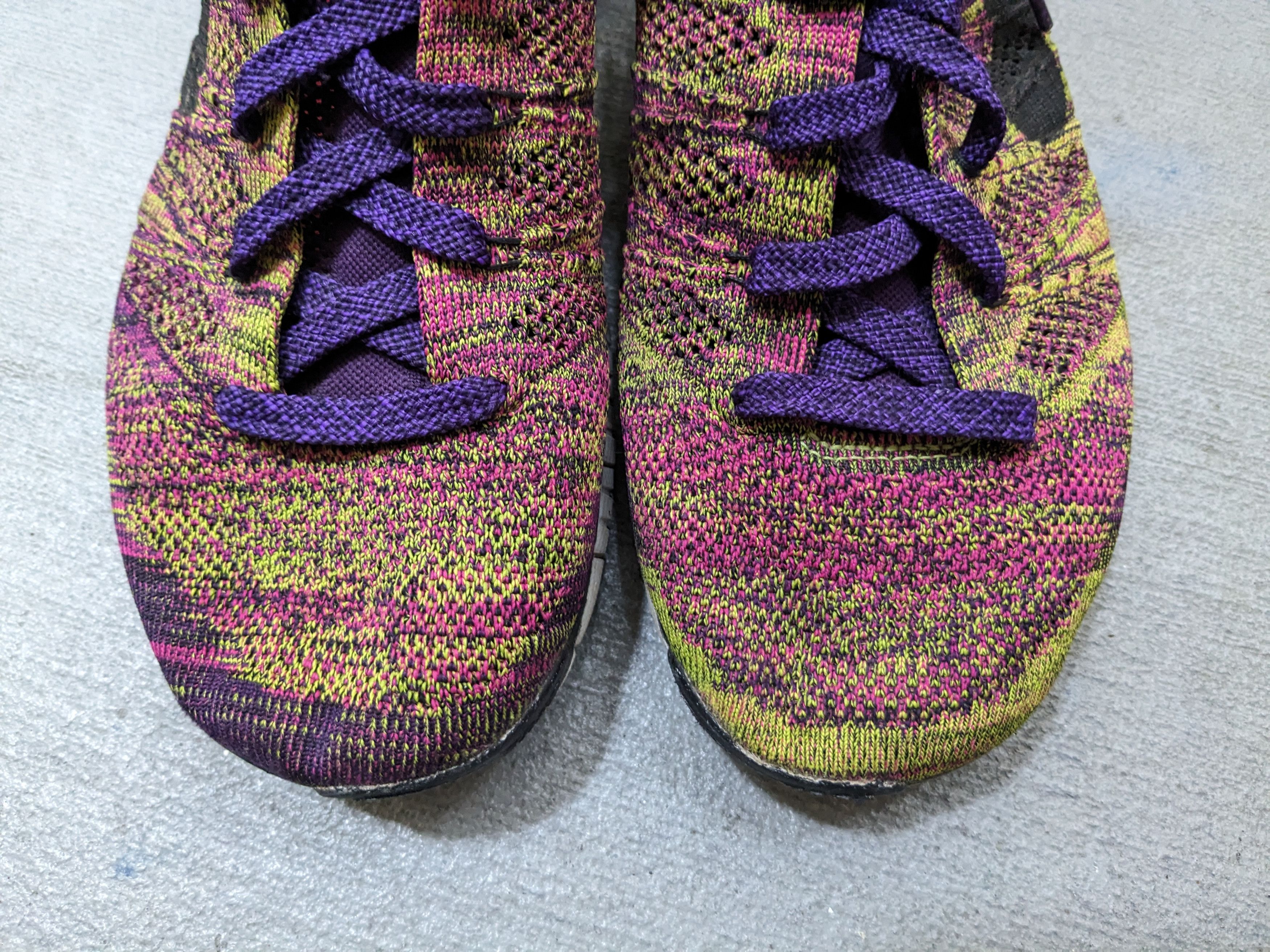 Nike Nike Free Flyknit Chukka 9.5 Purple Fireberry 639700-501 Size US 12 / EU 45 - 5 Thumbnail