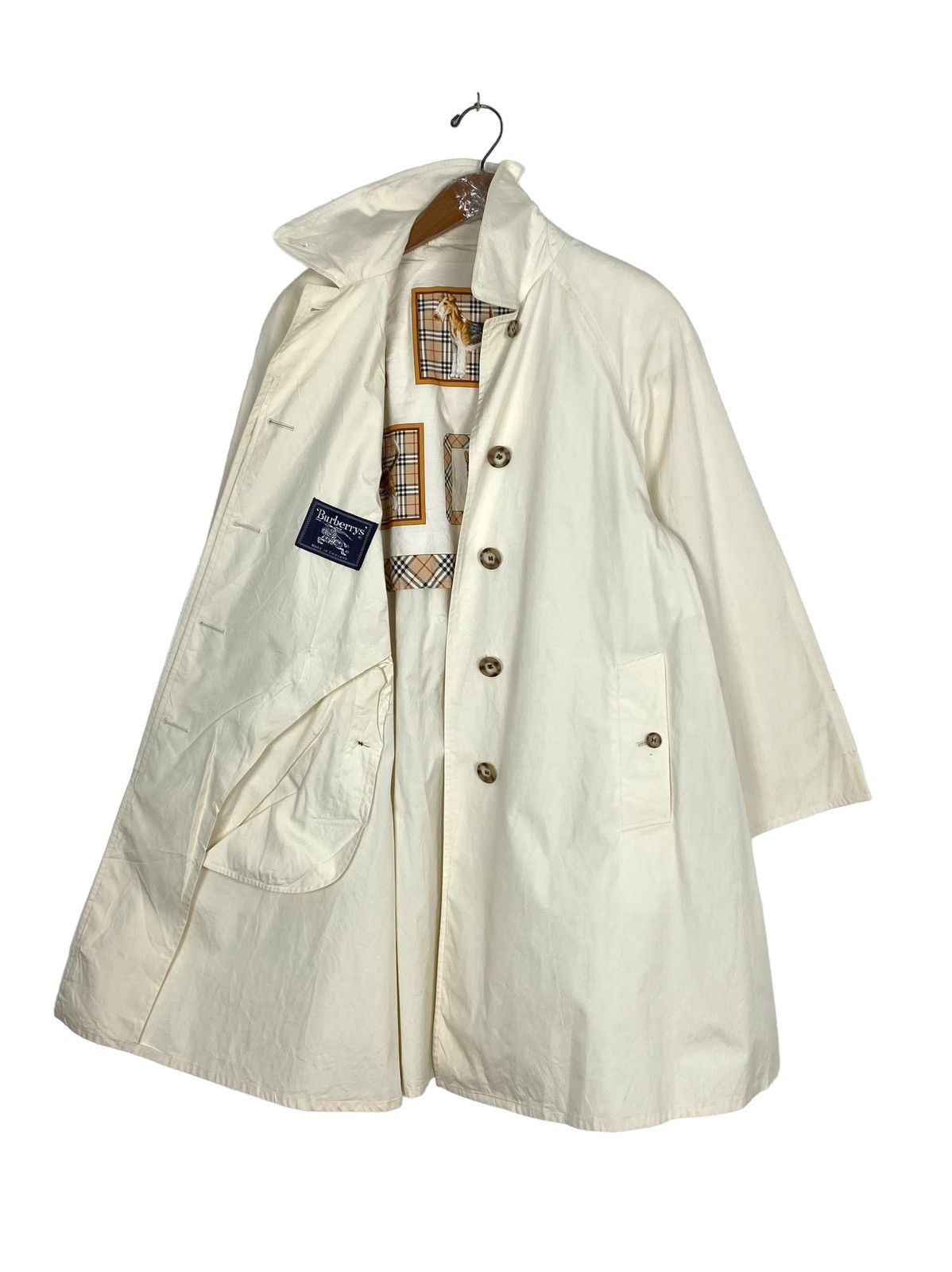Burberry Rare‼️ Vtg Burberry’s Trench Coat Novacheck Inside England Size M / US 6-8 / IT 42-44 - 2 Thumbnail