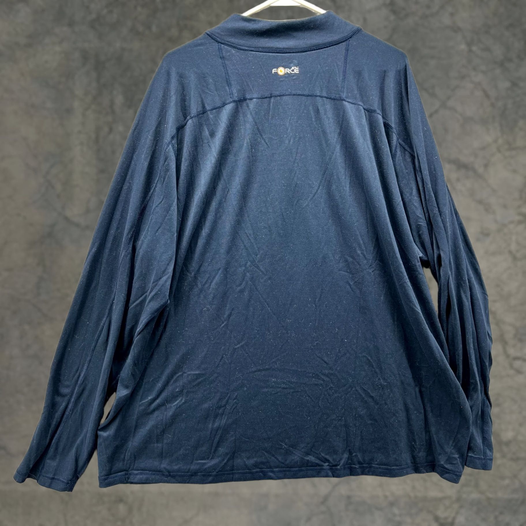 Carhartt VINTAGE Carhartt Shirt Mens 2XLT Blue Quarter Zip Long Sleeve Pullover Size US XXL / EU 58 / 5 - 1 Thumbnail