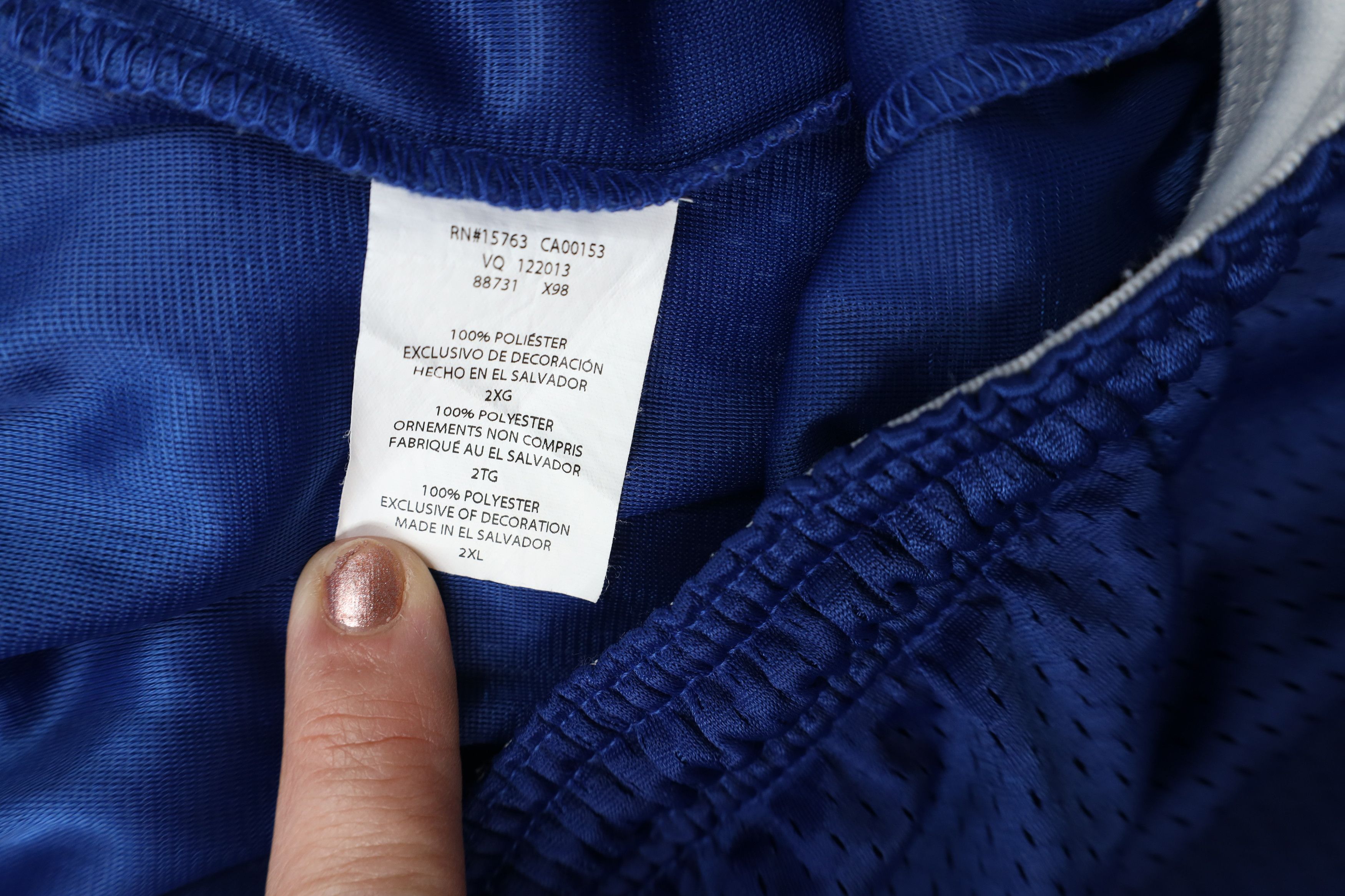 Champion Vintage Y2K Champion Logo Above Knee Mesh Shorts Royal Blue Size 38" / US 16 / IT 52 - 7 Thumbnail