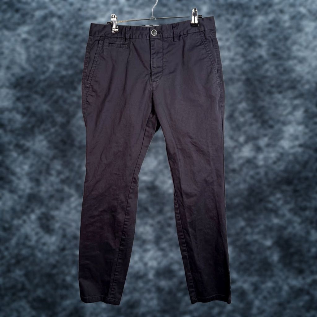 Vintage Perk Mens Slim Fit Chino Pants Black Cotton Blend Stretch 31 x 30 Slim Flat Front Inseam 28in Pants Mens Black Chino Stretch 31 Size US 31 - 1 Thumbnail