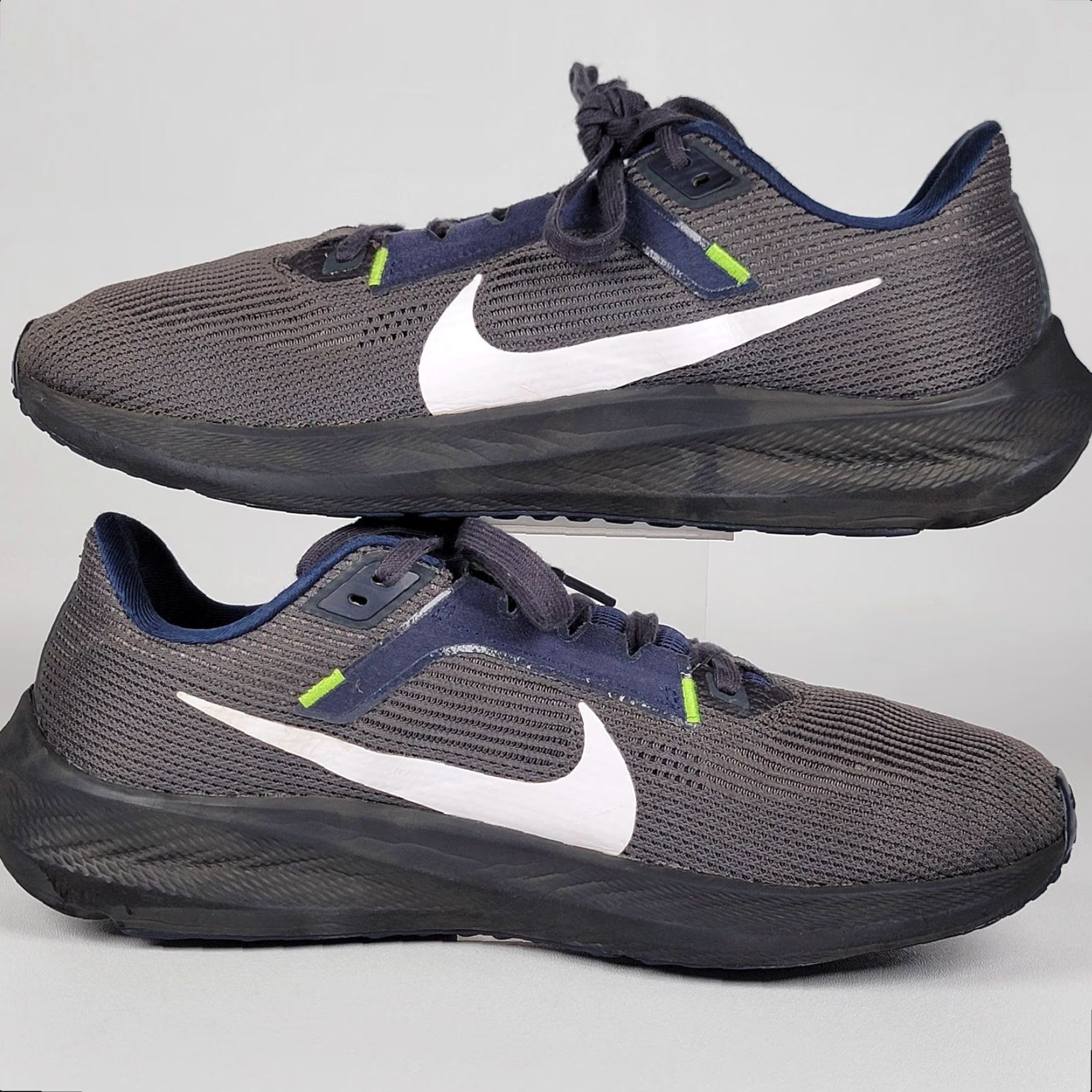 Nike Nike Pegasus 40 Seattle Seahawks Running Men's 11.5 US Nike Air Zoom Pegasus 40 Sneakers Black Mens NFL DZ6007-001 Size US 11 / EU 44 - 4 Thumbnail