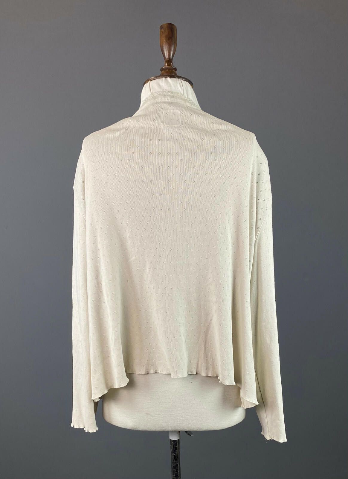 Designer Deerberg by Oska Ivory Button Down Sweater Size XXL 2XL Size XXL / US 16-18 / IT 52-54 - 6 Thumbnail