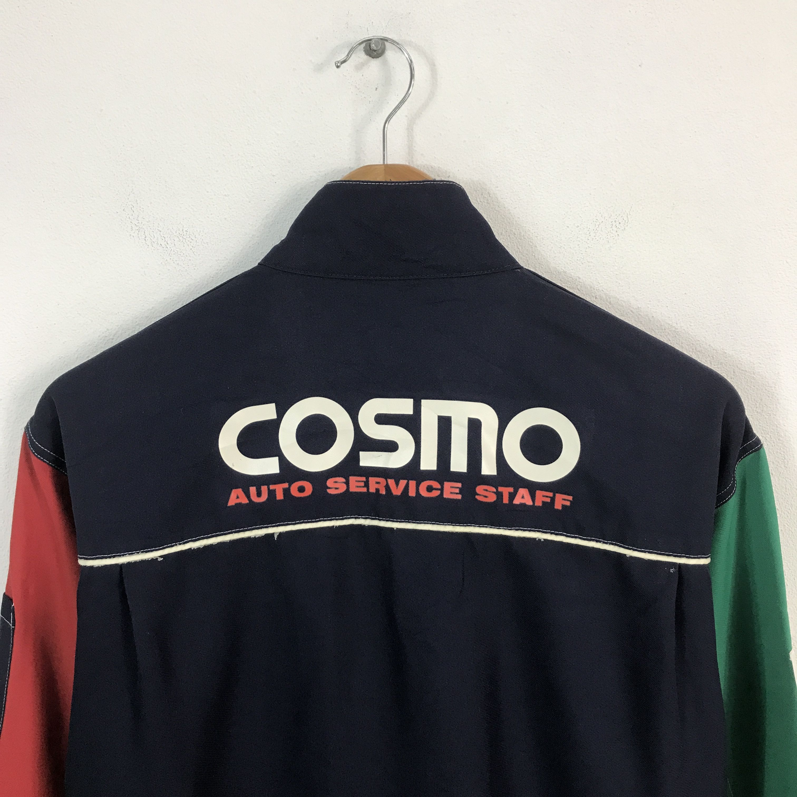 Japanese Brand Vtg Cosmo Auto Service Staff racing jacket Size US L / EU 52-54 / 3 - 4 Thumbnail