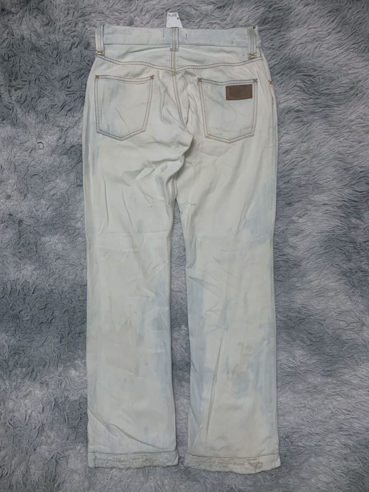 Dolce & Gabbana SS 2002 DOLCE GABANNA FLARE DISTRESSED PANT Size US 30 / EU 46 - 2 Thumbnail