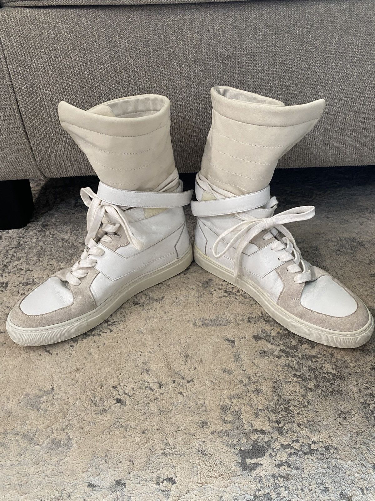 Kris Van Assche Leather Strap Boot Sneakers Size US 7.5 / EU 40-41 - 4 Thumbnail