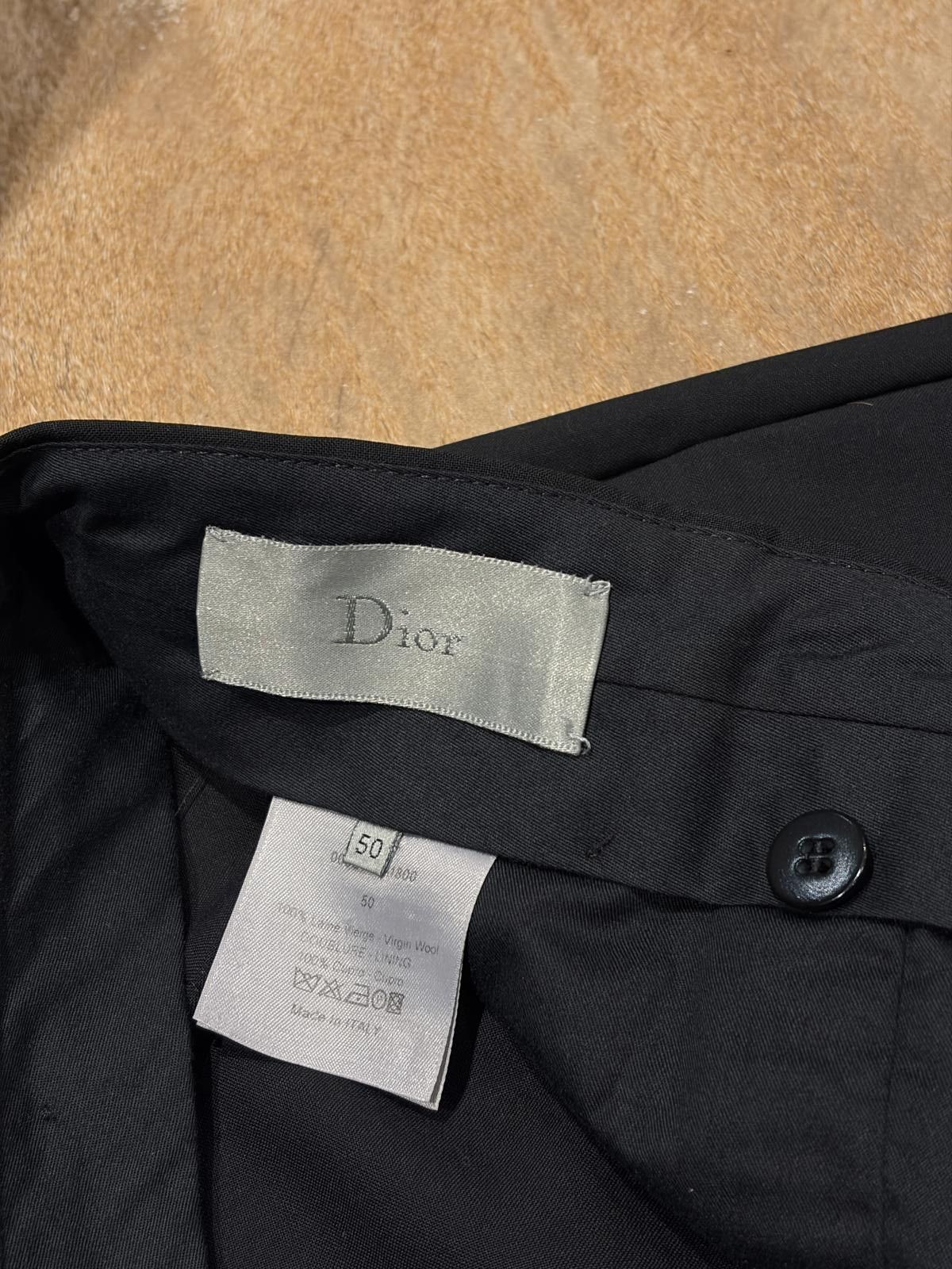 Dior Dior Homme Black Wool Suit Size 40R - 10 Thumbnail