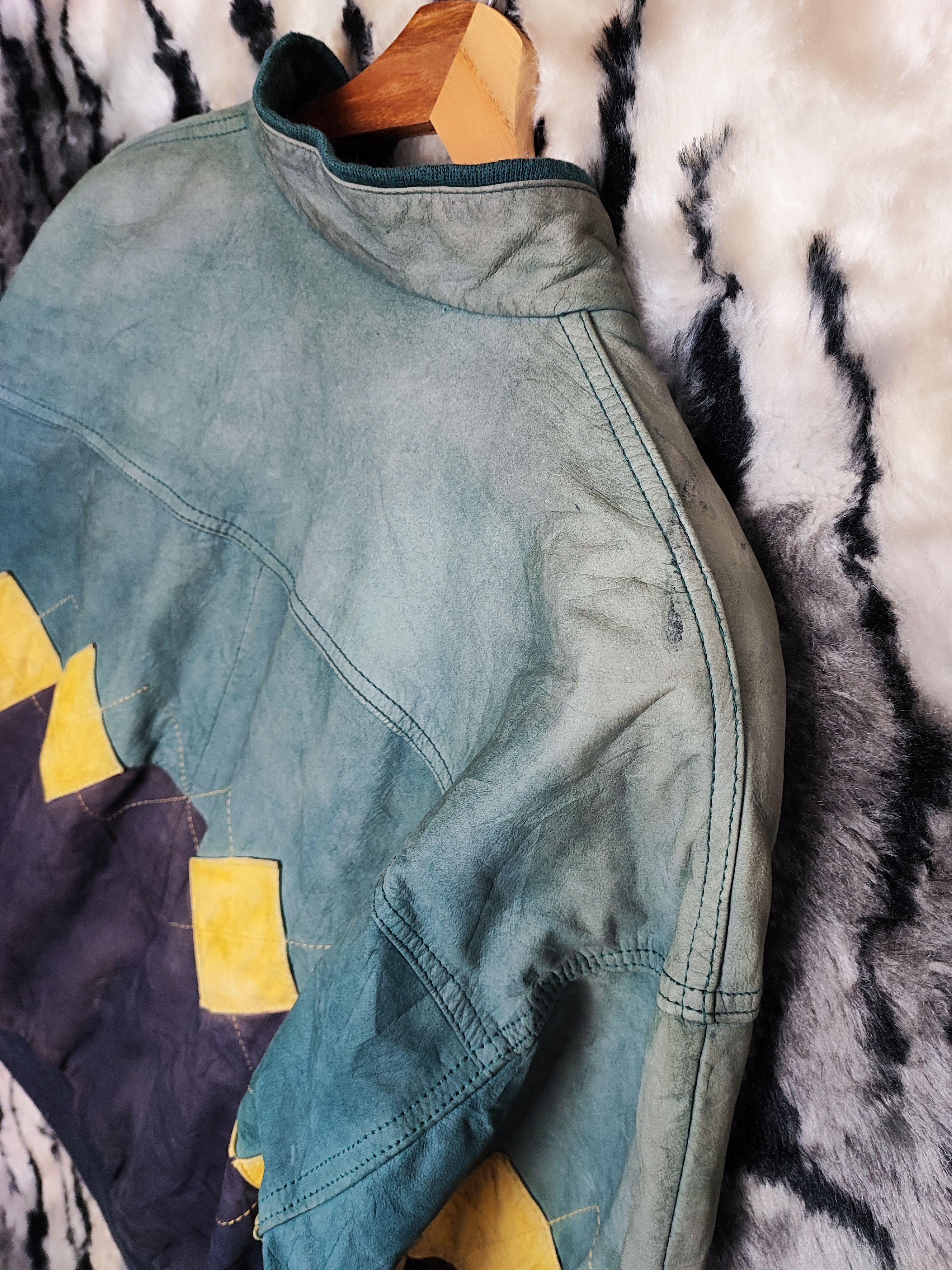 Genuine Leather Vintage 80's "Echtes Leder" Genuine Leather Motorcycle Biker Size US L / EU 52-54 / 3 - 18 Thumbnail