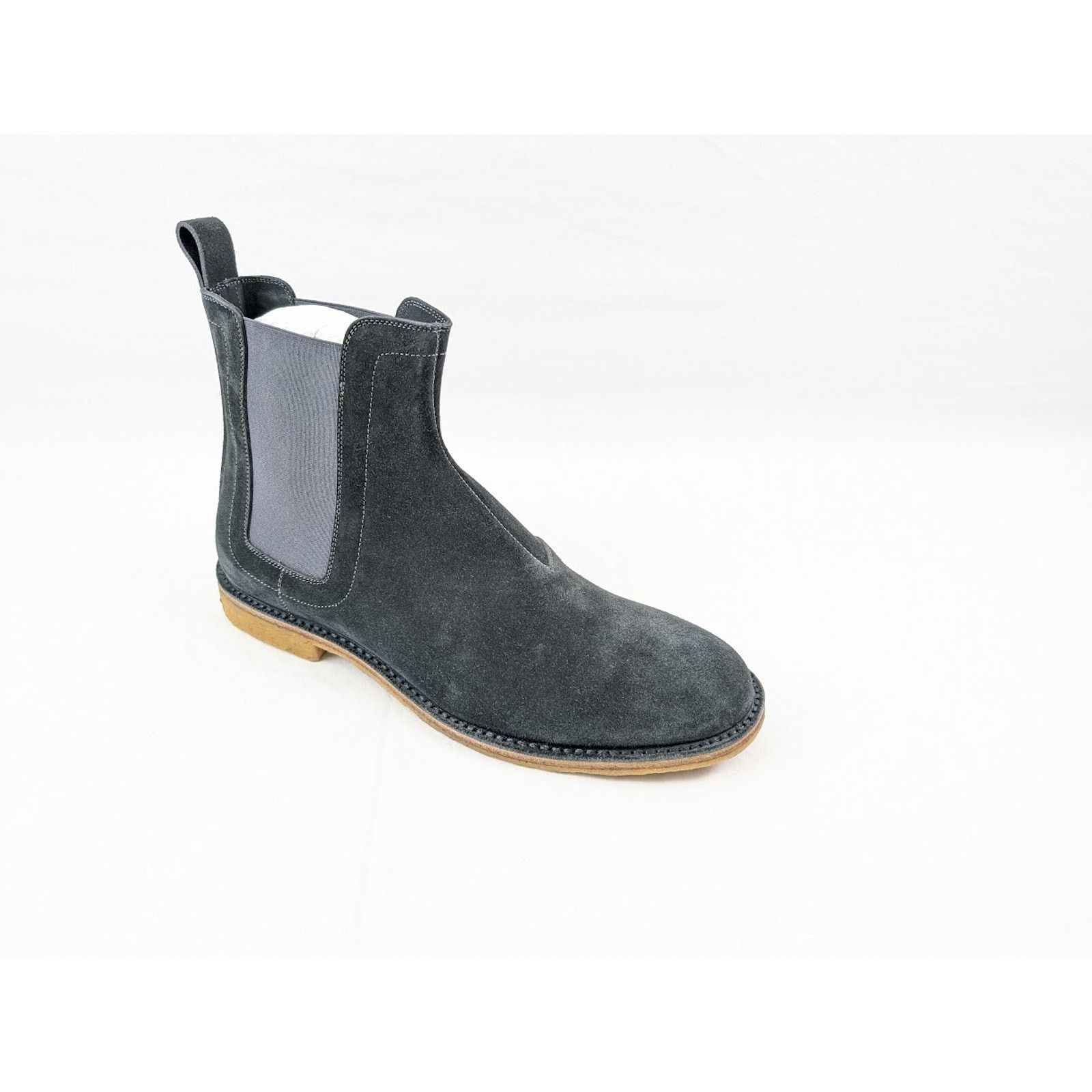 Bottega Veneta o1rshd1 Calf Suede Pelle Boots in Ardoise Size US 13 / EU 46 - 5 Thumbnail