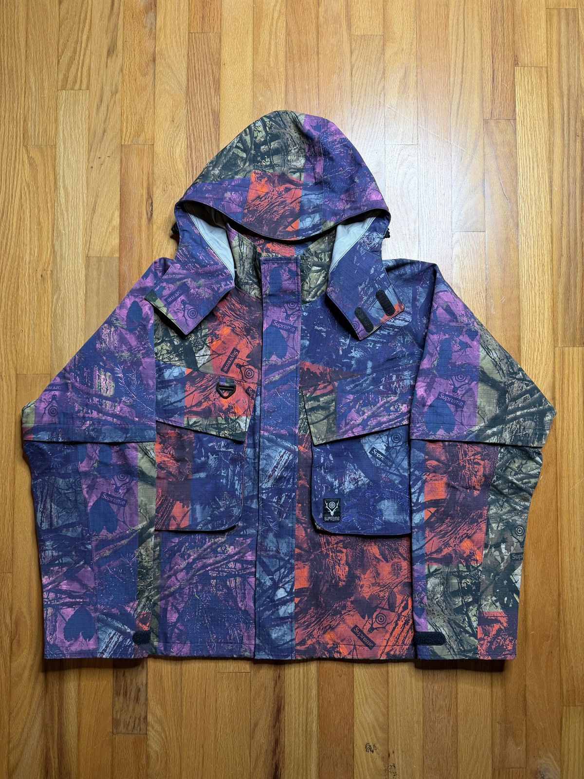 Supreme SOUTH2 WEST8 River Trek Jacket Multi Camo Raincoats