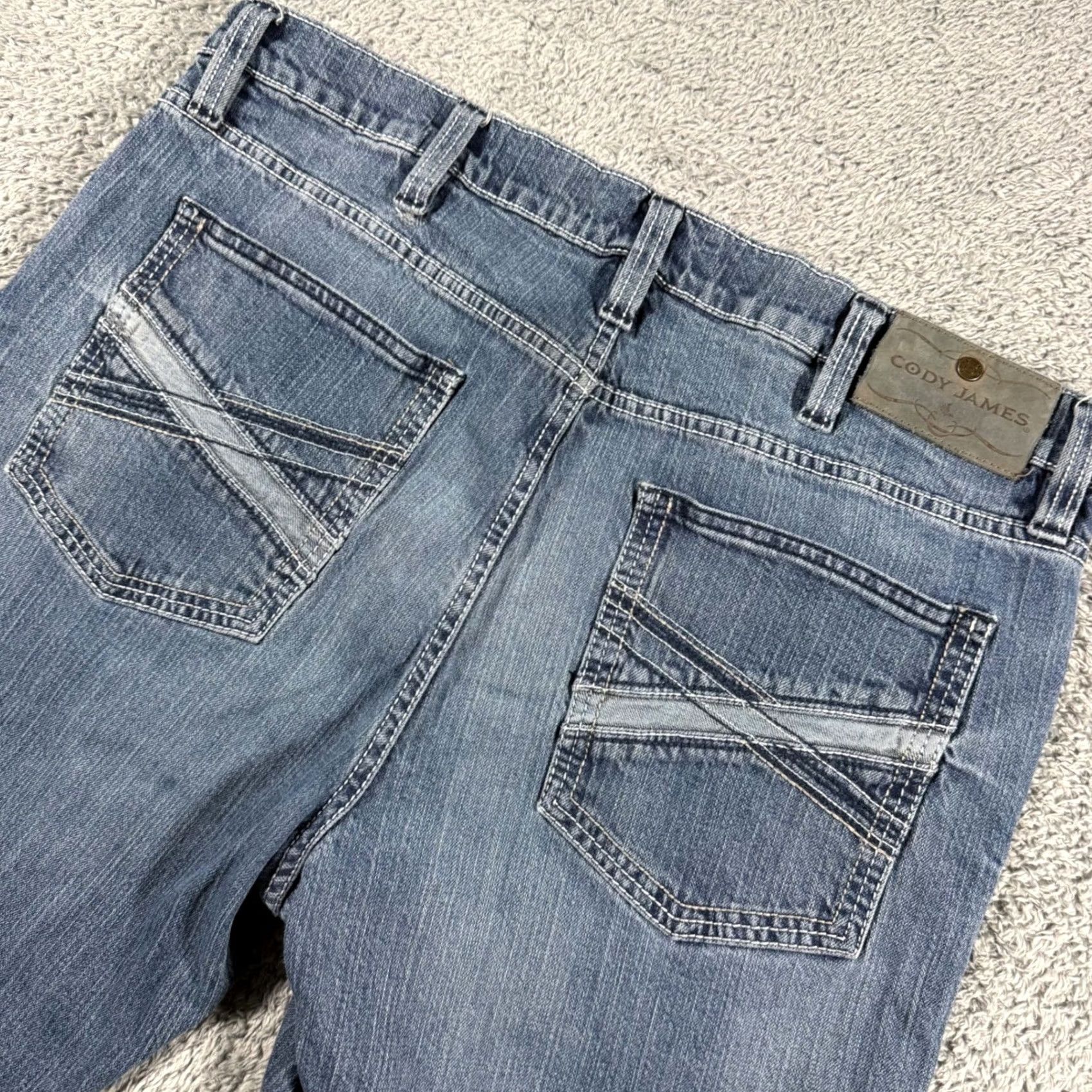 Cody James Cody James Mens Jeans 38x32 38x34 Blue Cowboy Bootcut Size US 38 / EU 54 - 5 Thumbnail