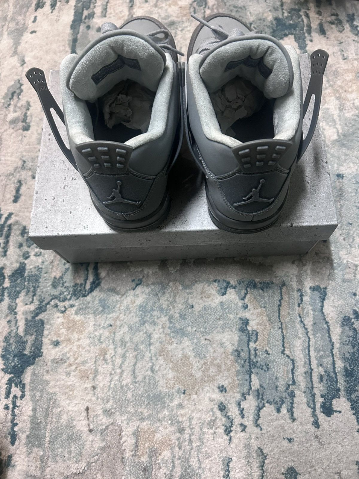 Jordan Brand Jordan 4 “paris olympics wet cement” Size US 8.5 / EU 41-42 - 4 Thumbnail