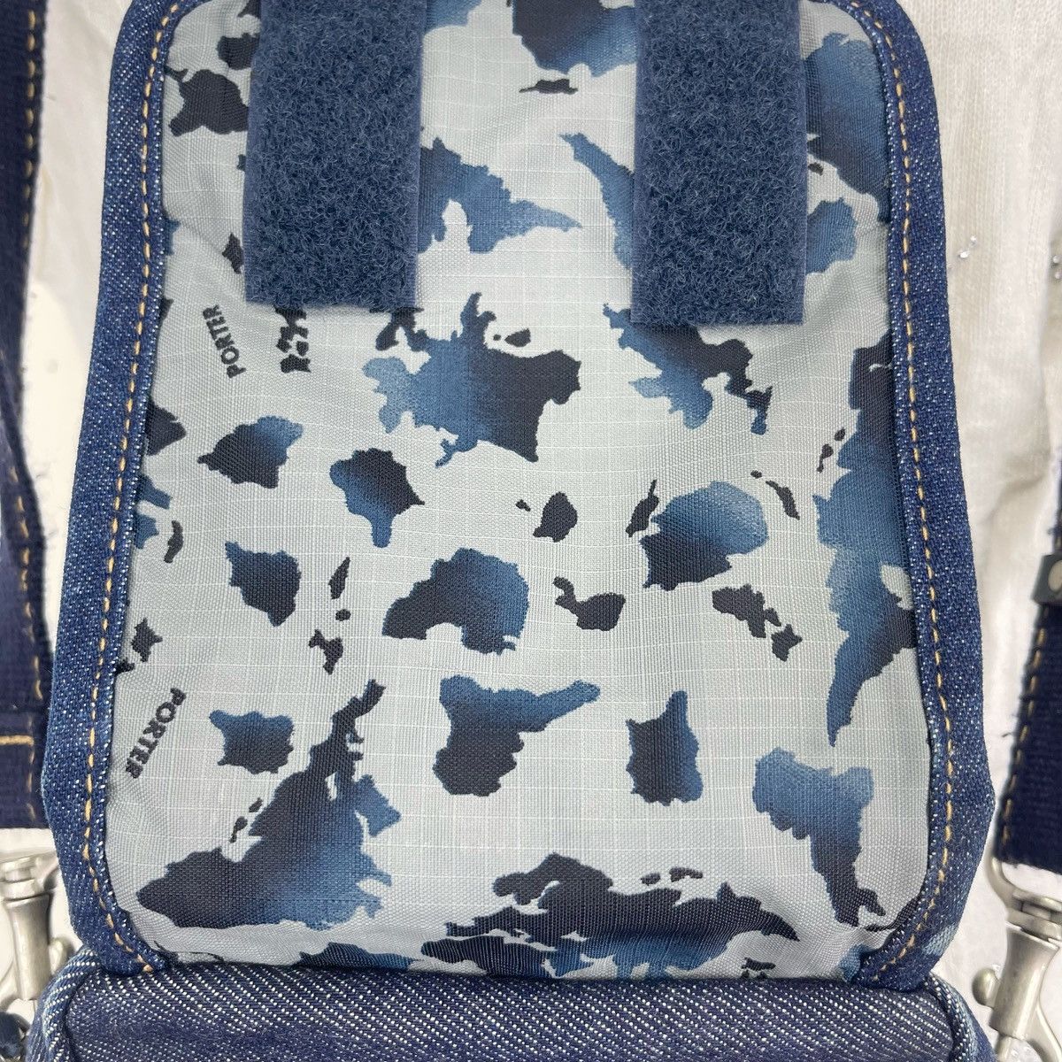 Porter × Porter Classic Porter Blue Denim Crossbody Bag Size ONE SIZE - 7 Thumbnail