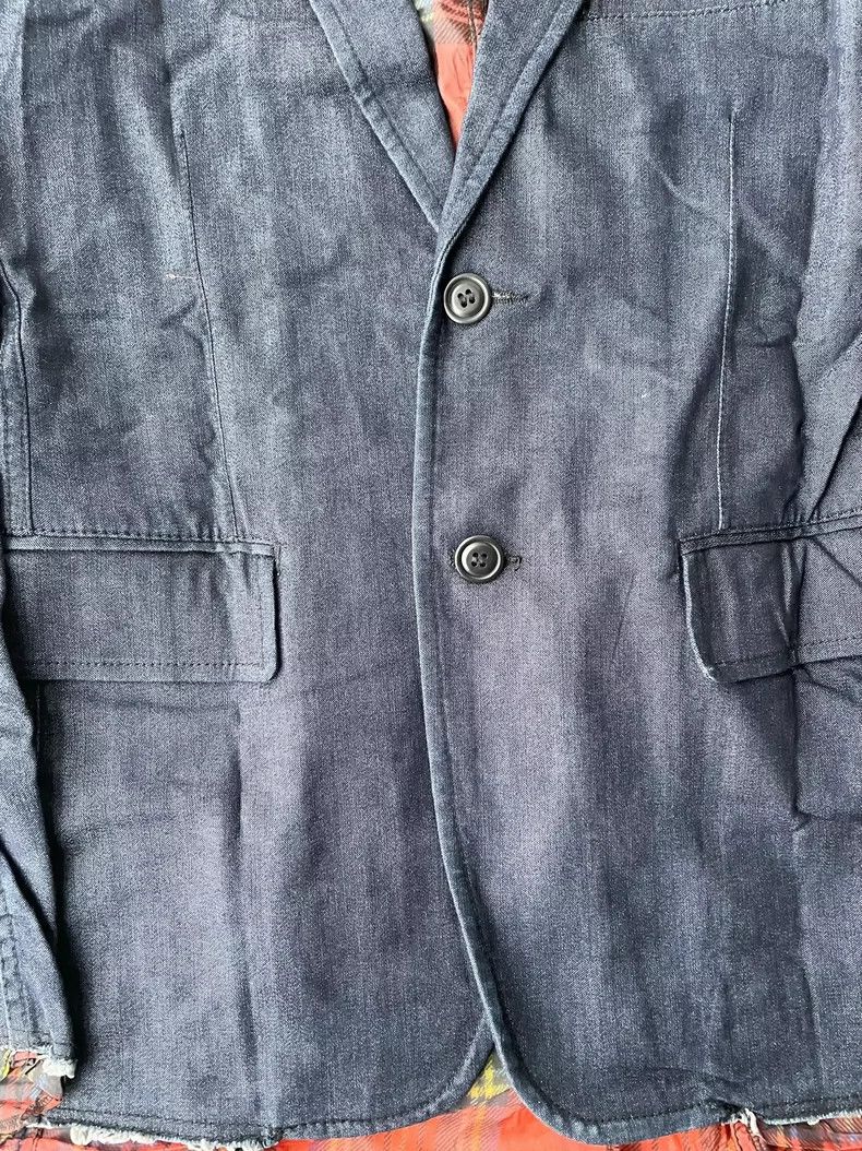 Comme des Garcons Comme Des Garcons 14SS Double Denim Check Jacket 2504-Nexta Size US S / EU 44-46 / 1 - 3 Thumbnail