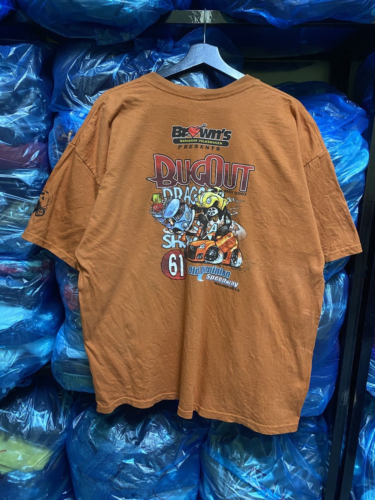 Vintage VINTAGE Y2K BUG OUT DOMINAN SPEEDWAY SHIRT Size US XL / EU 56 / 4 - 1 Thumbnail