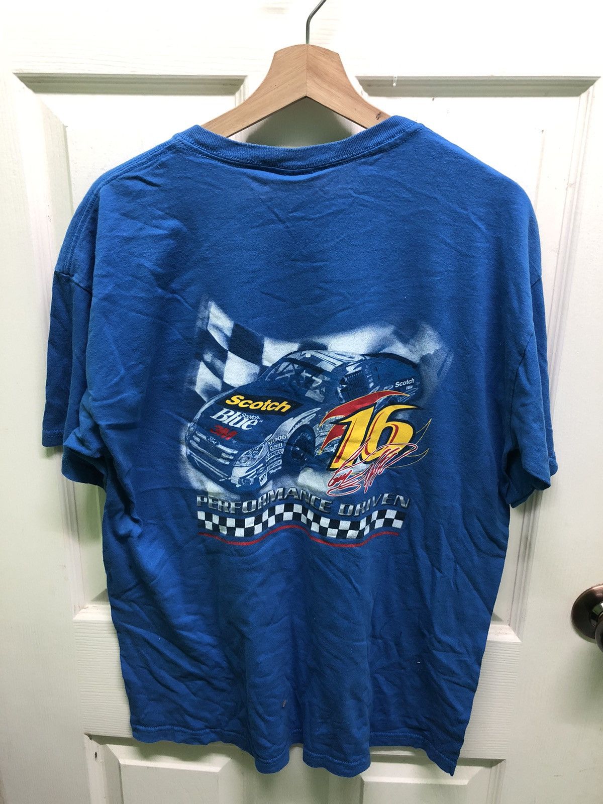 Sports Specialties × Vintage Grey Biffle 3M Performance Driven No.6 Graphic Blue Tee Size US L / EU 52-54 / 3 - 6 Thumbnail