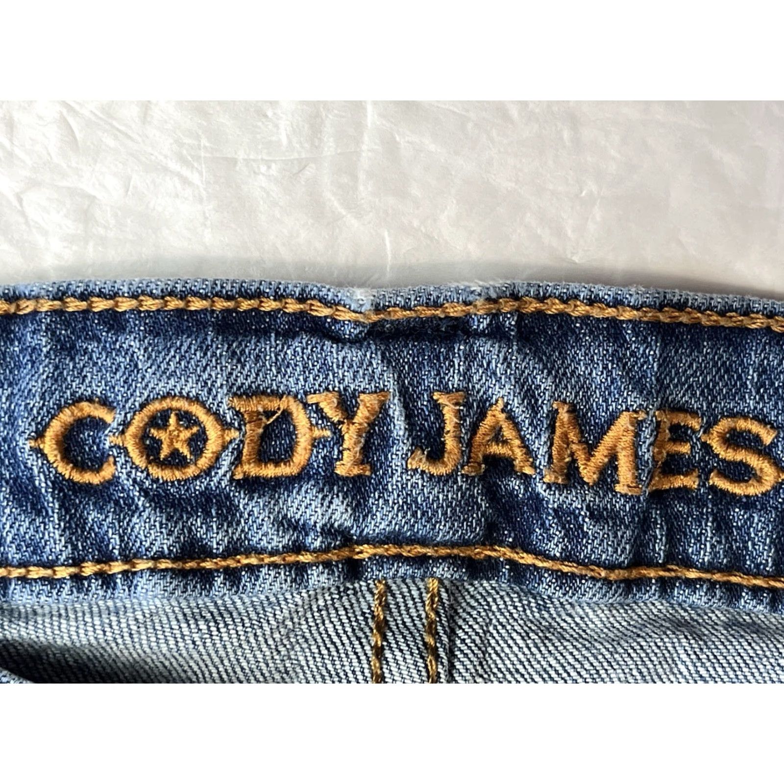 Cody James Cody James Jeans Mens 29 X 32 Blue Cowboy Western Denim Straight Stretch Rodeo Jeans Size US 29 - 7 Thumbnail