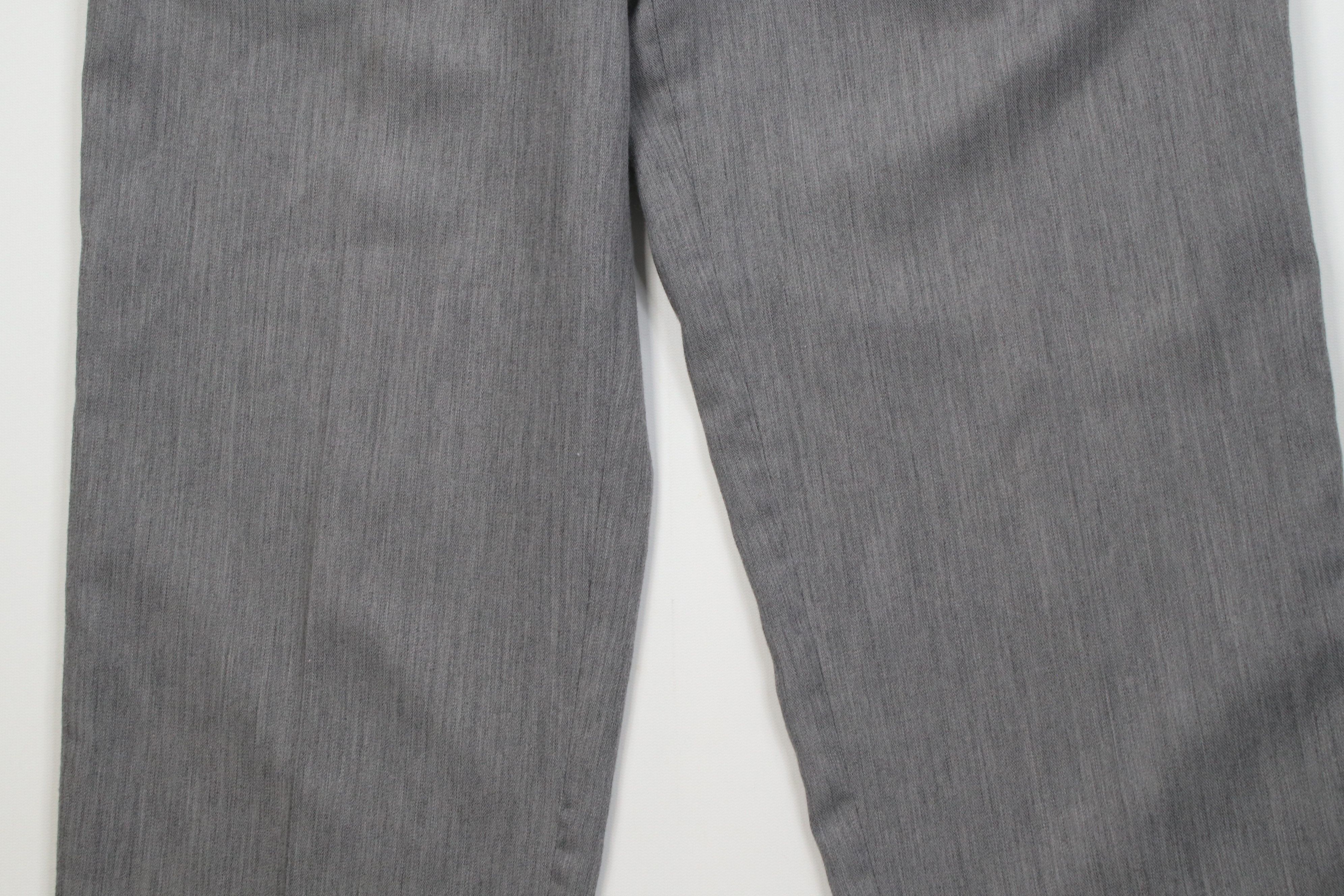 Vintage Vintage 90s Streetwear Gabardine Blend Knit Chino Pants Size US 32 / EU 48 - 3 Thumbnail
