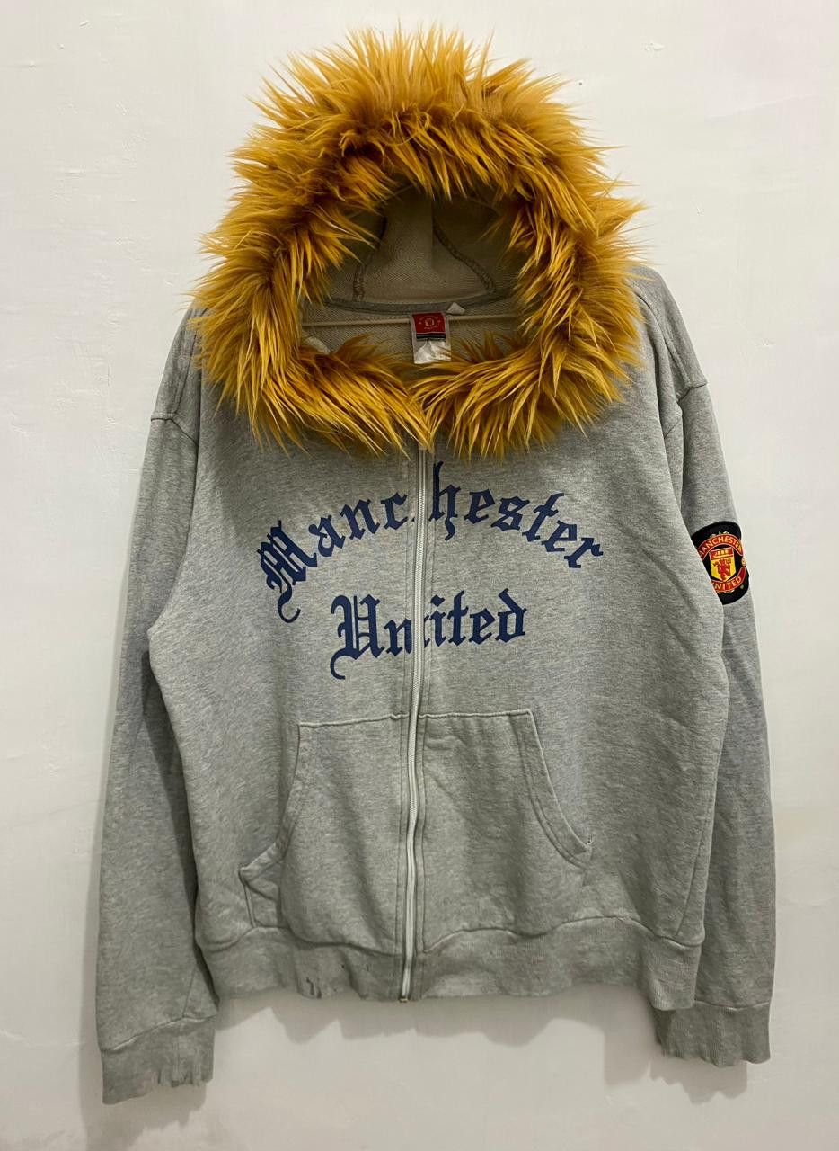 Hysteric Glamour 💥Speelout💥Menchester United Fur Zipper Hoodie LGB Style Size US L / EU 52-54 / 3 - 1 Thumbnail