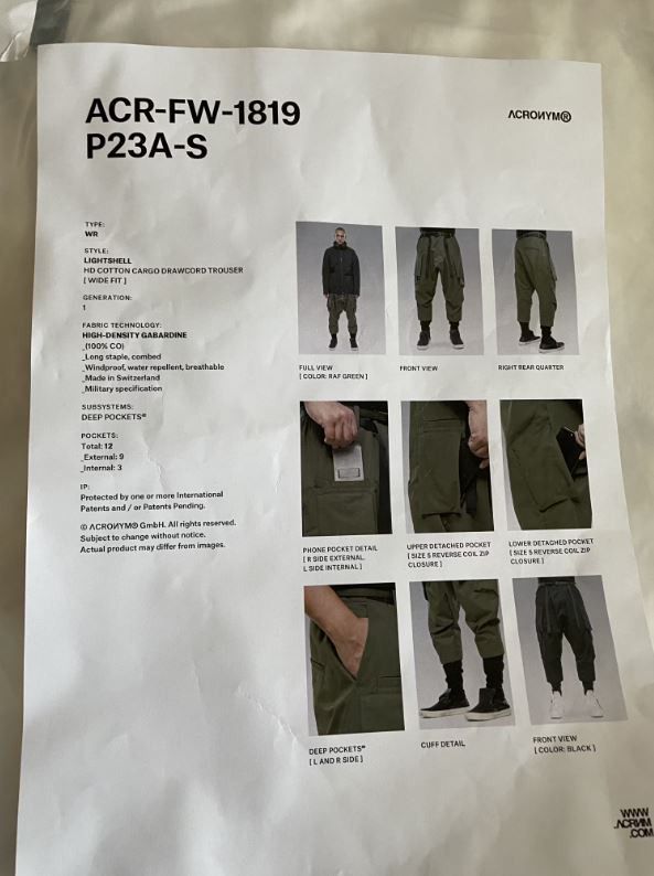 Acronym Acronym P23A-S | Grailed