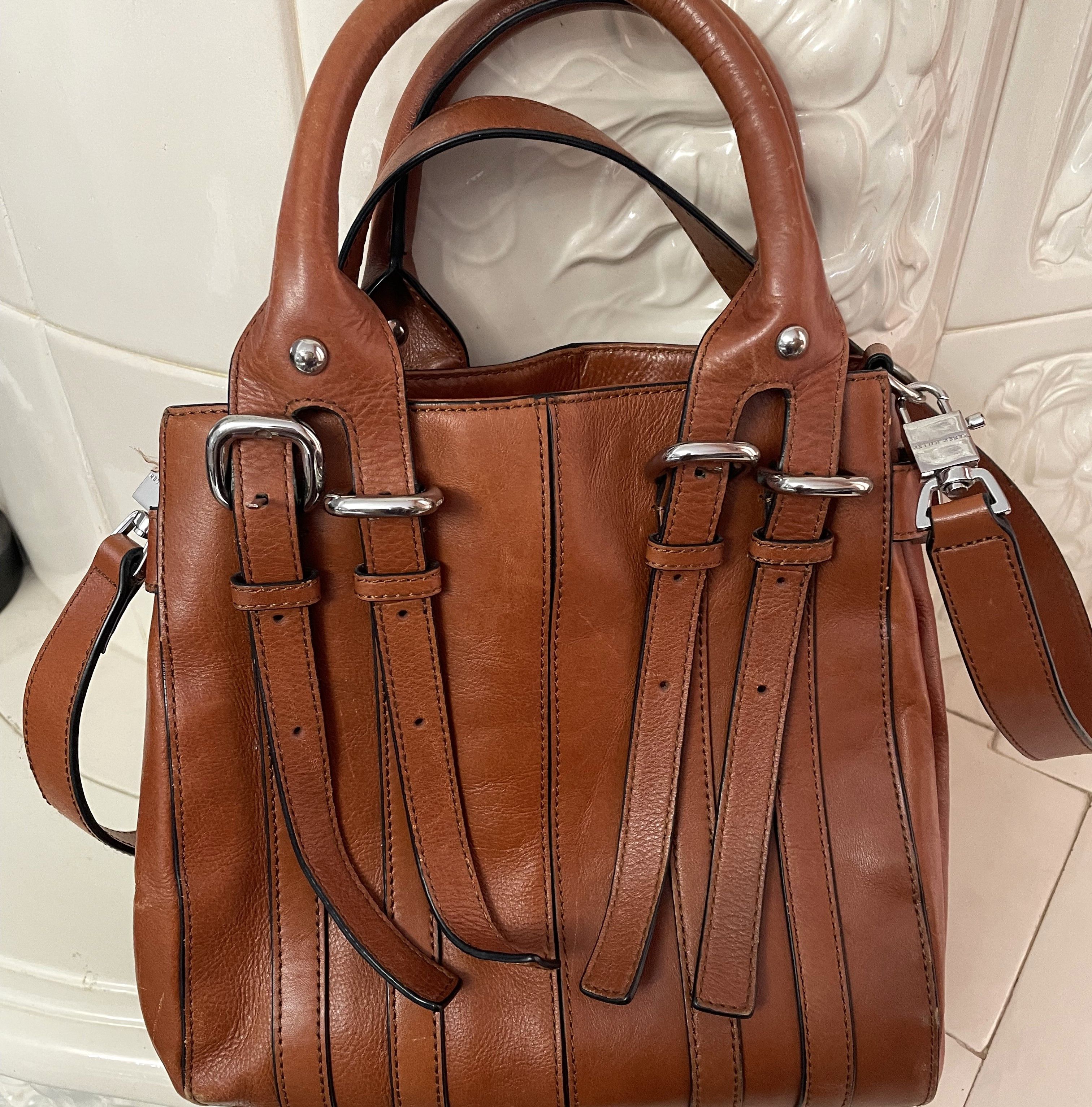 Other Karen Millen Vintage Caramel Leather Satchel Bag Size ONE SIZE - 1 Thumbnail