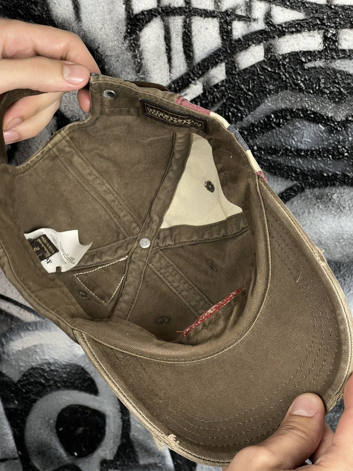 Napapijri × Vintage Napapijri Vintage Brown Cap Men’s Hat One Size Size ONE SIZE - 8 Thumbnail