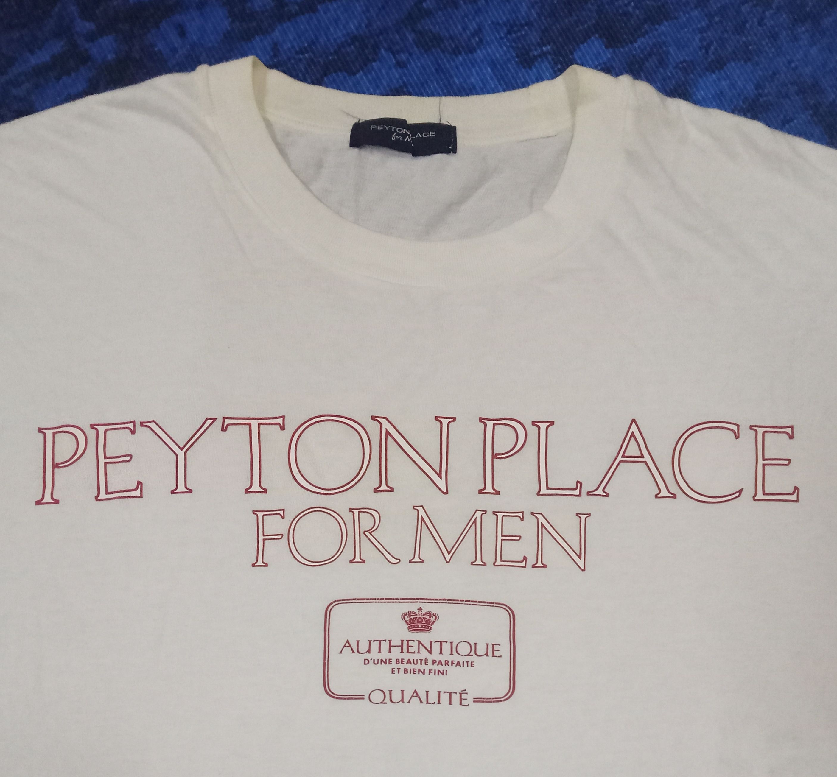 PPFM Peyton Place For Men PPFM Centre Spell Out Vintage T Shirt Size US L / EU 52-54 / 3 - 1 Thumbnail