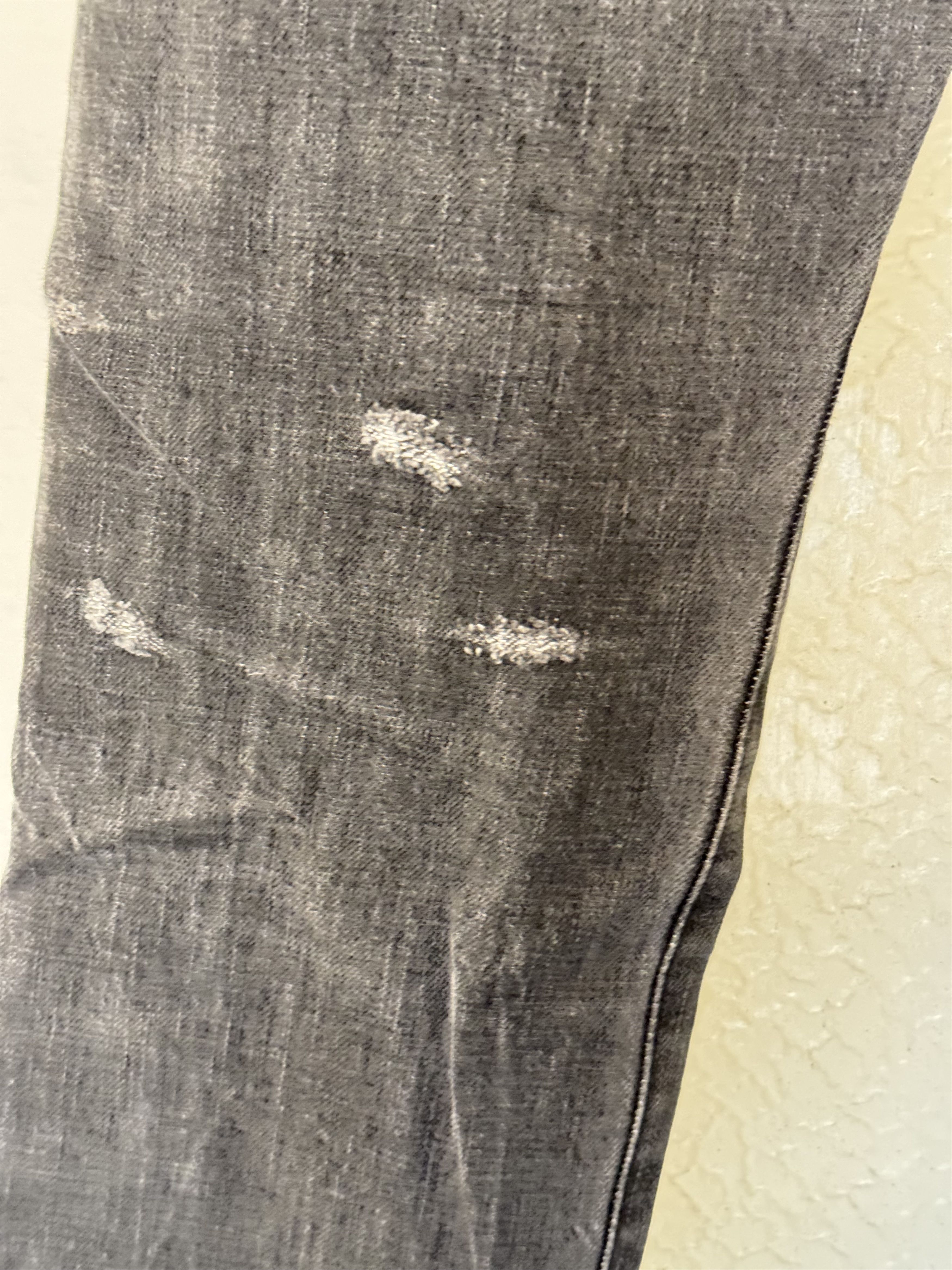 Balmain DARK GRAY DENIM DISTRESSED JEANS Size US 30 / EU 46 - 6 Thumbnail