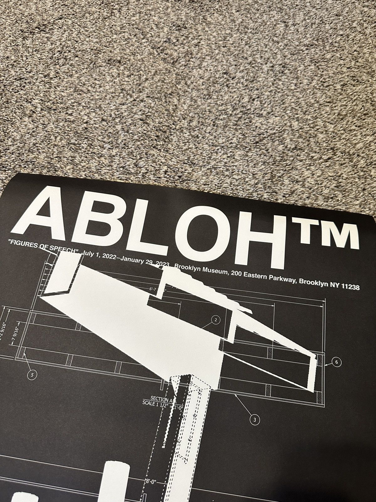 Virgil Abloh Figures Of Speech Brooklyn Museum Poster