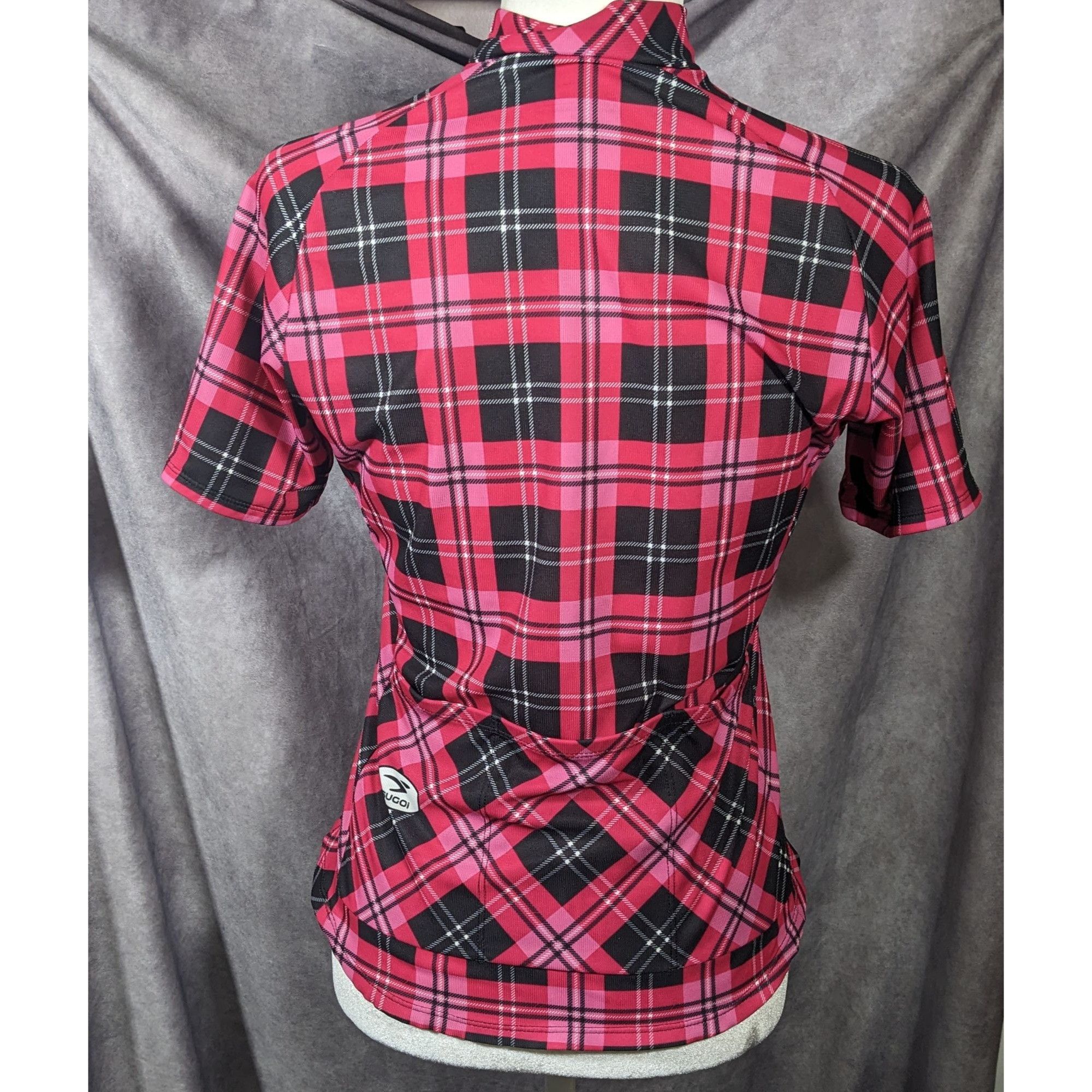 Other Sugoi Lumber Jane Pink And Black Plaid Cycling Jersey With P Size S / US 4 / IT 40 - 16 Thumbnail