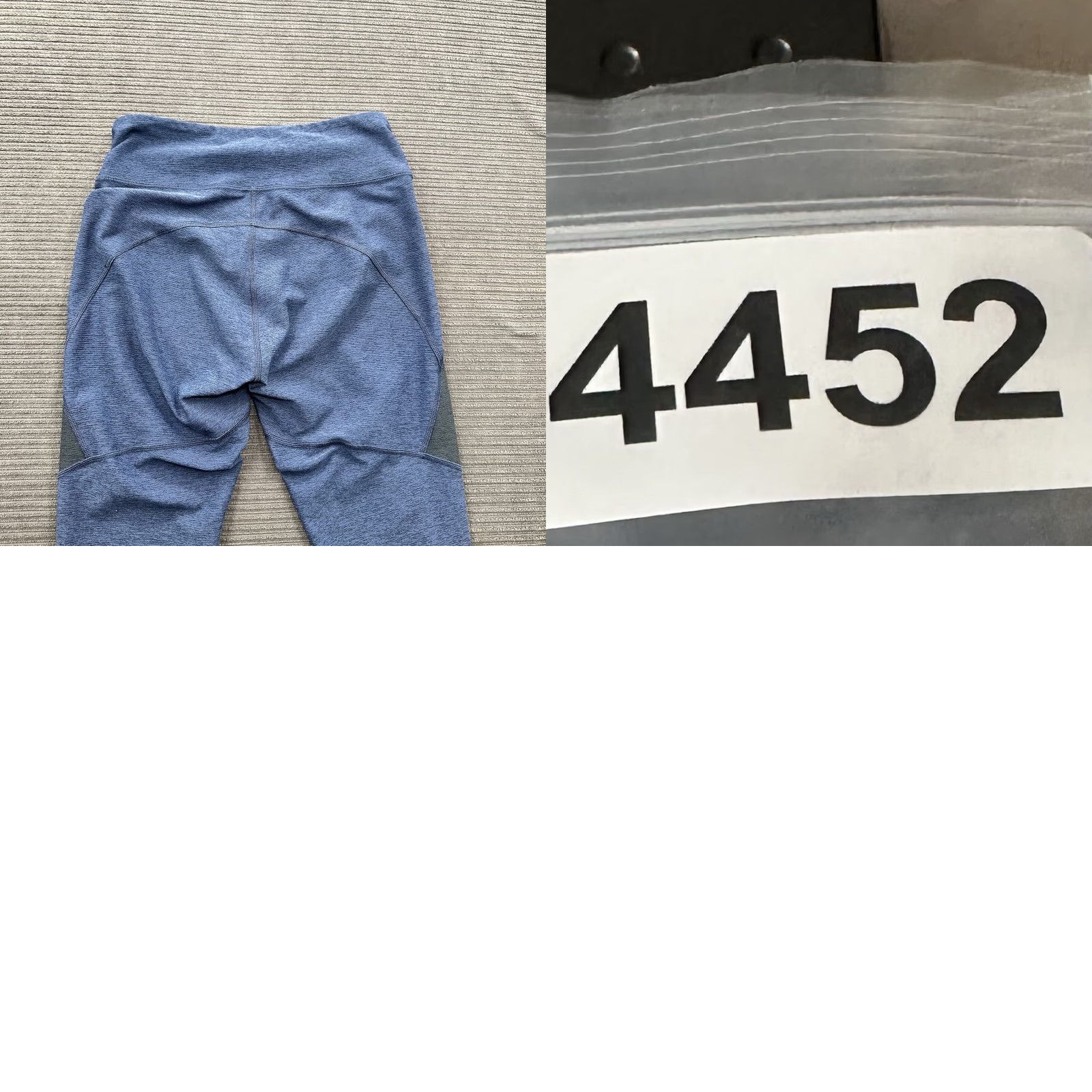 Outdoor Voices Outdoor Voices Leggings Women Size Small Blue Multicolor Polyester Cropped Activewear Running & Jogging Athletic Slim Inseam 24 in Womens Size 28" / US 6 / IT 42 - 8 Thumbnail