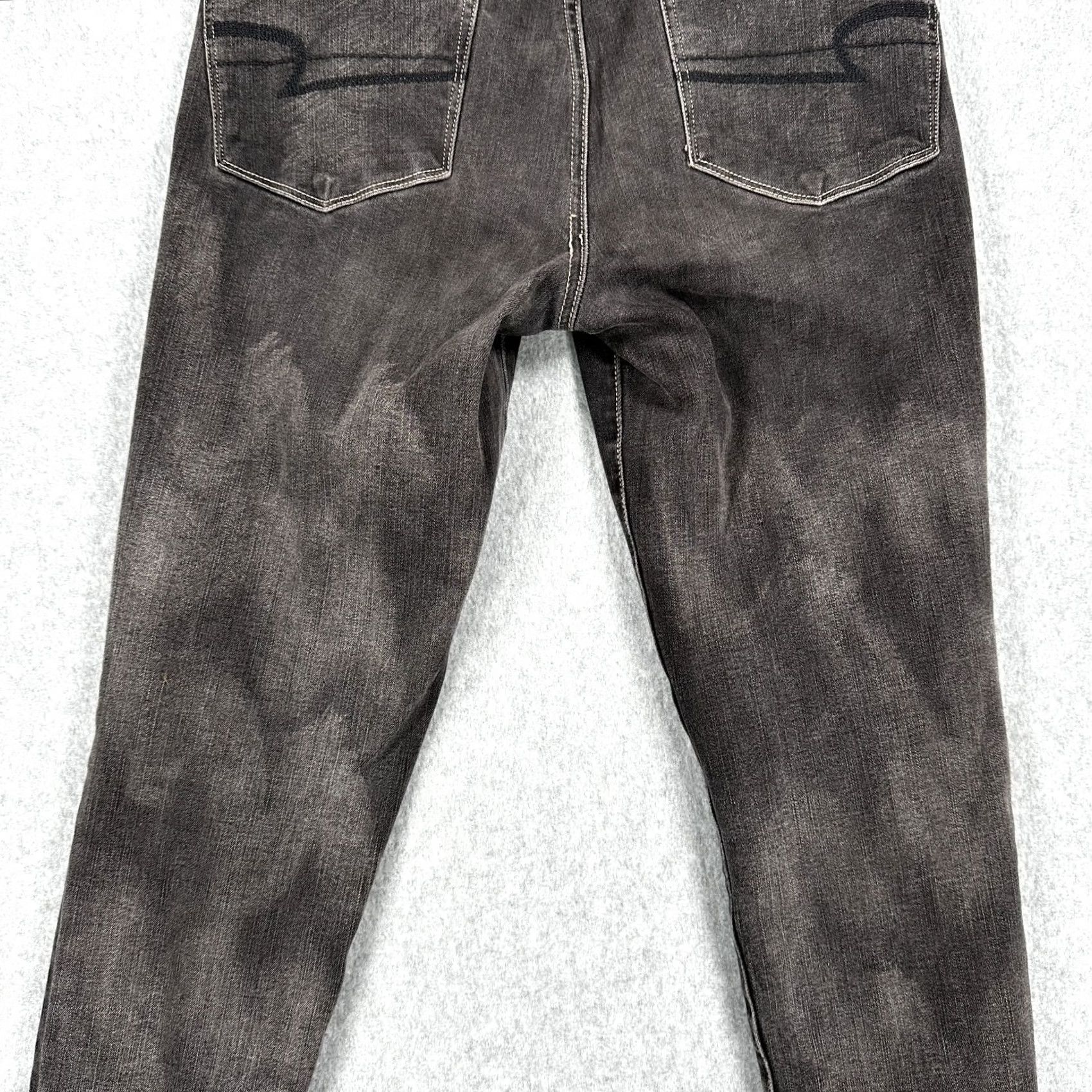 American Eagle Outfitters American Eagle Outfitters Skinny Jeans Gray Women's 6 Jegging Super Stretch Denim 5-Pocket Classic Modern Everyday Size 28" / US 6 / IT 42 - 2 Thumbnail