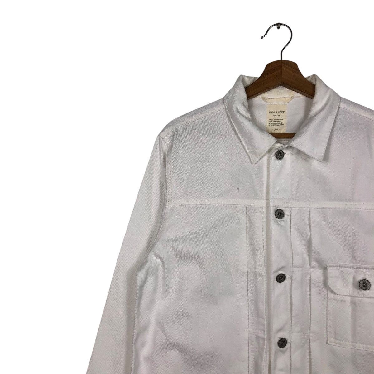 Japanese Brand 📌Vintage Biker Chore Jacket Back Number Issey Miyake Size US XL / EU 56 / 4 - 8 Thumbnail