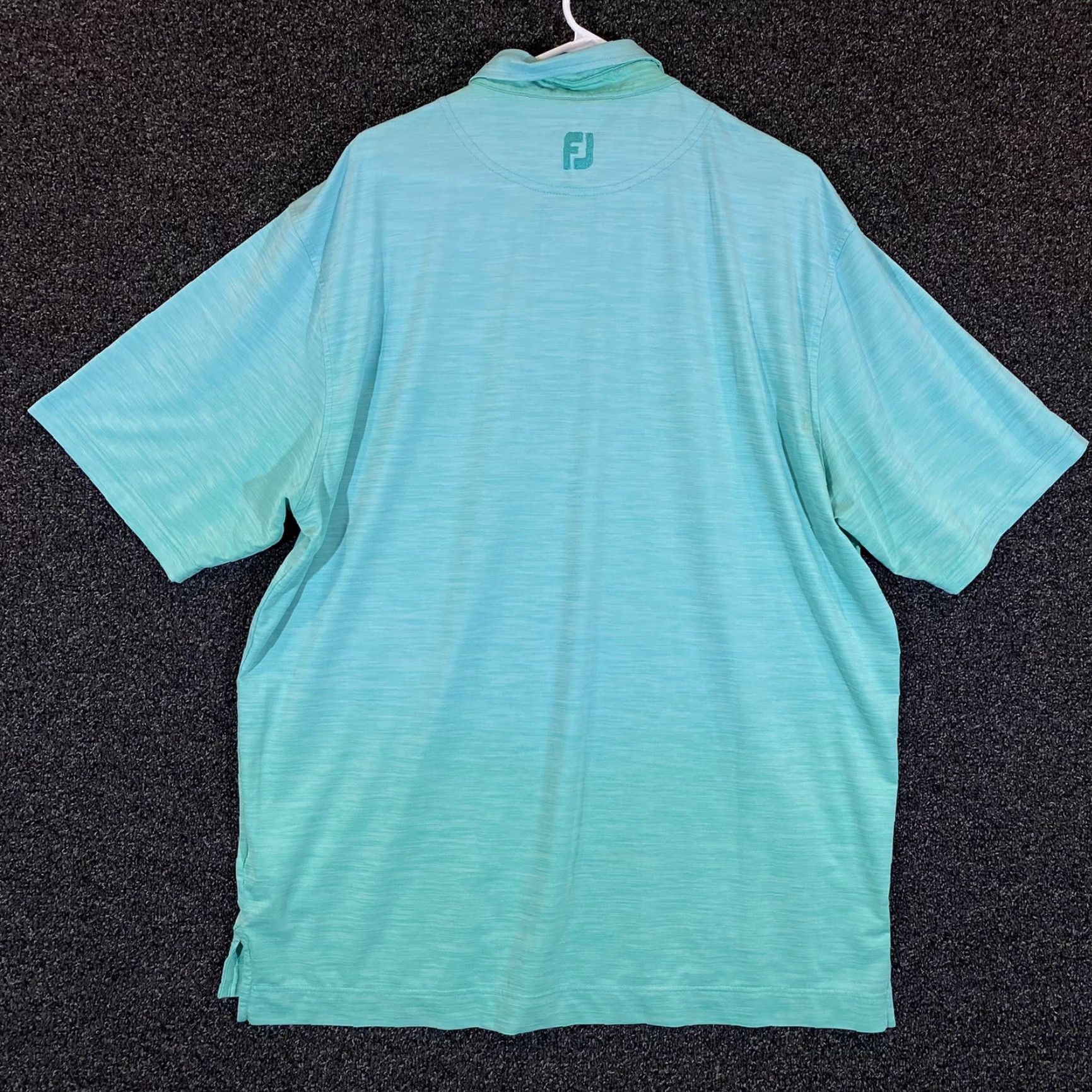 Footjoy FootJoy Polo Shirt Mens XL Green Striped Performance Active Golf Sport Stretch Shirt Size US XL / EU 56 / 4 - 6 Thumbnail
