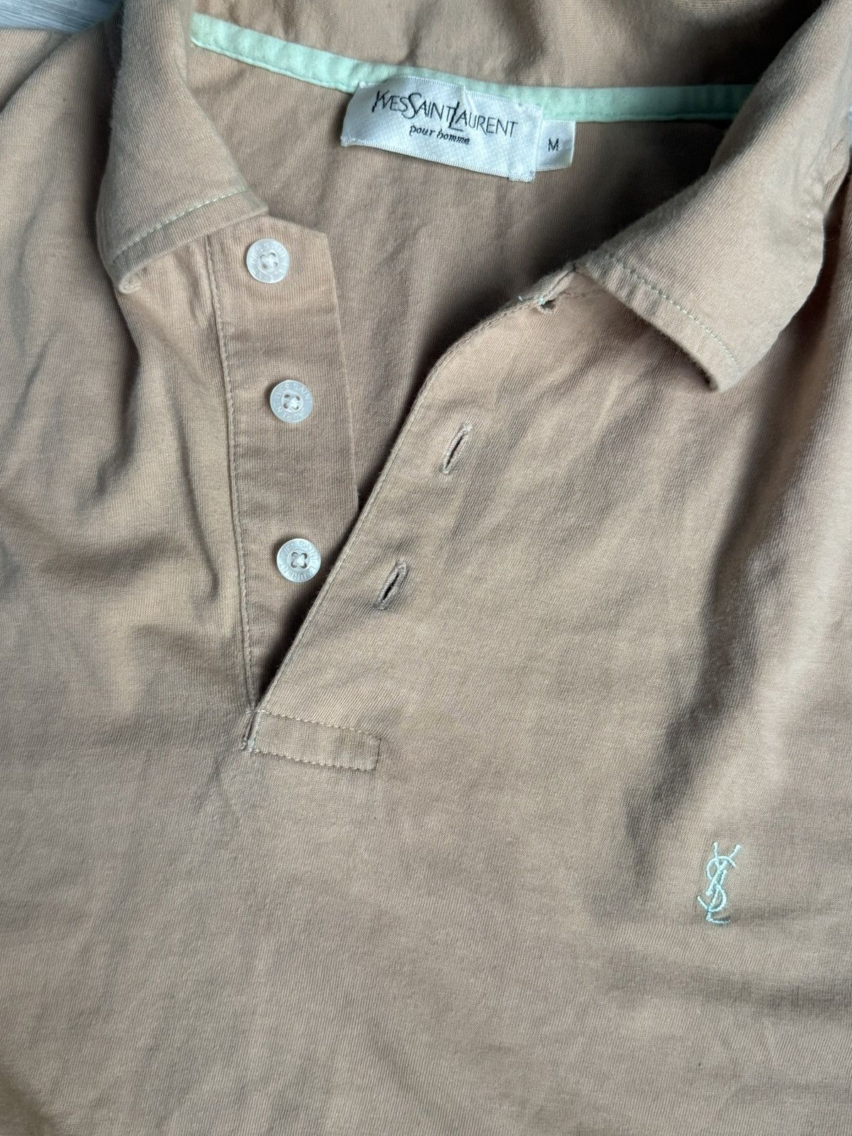 Yves Saint Laurent Vintage Yves Saint Laurent polo logo shirt Size US M / EU 48-50 / 2 - 3 Thumbnail