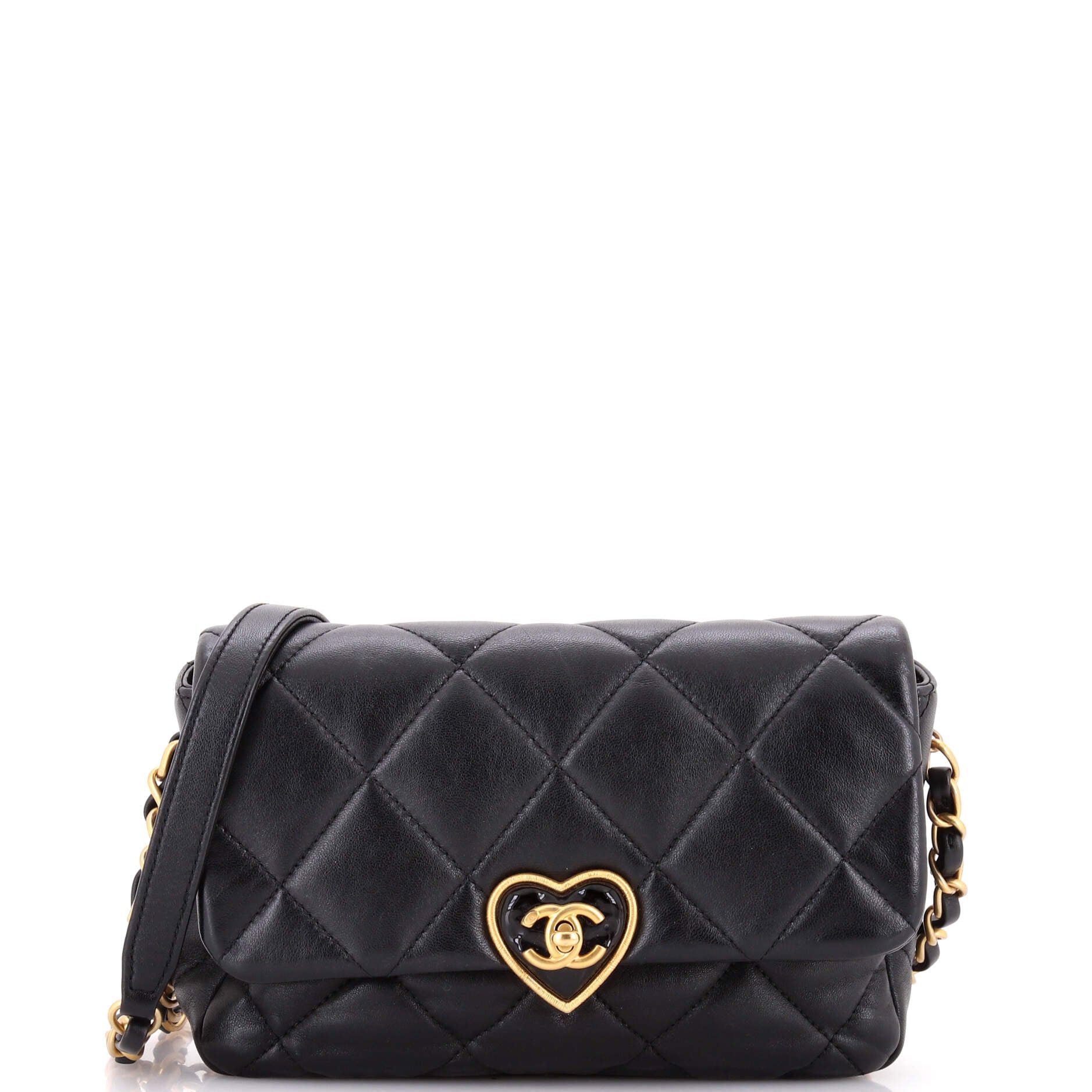 Chanel Coco Love CC Heart Flap Bag Size ONE SIZE - 1 Thumbnail