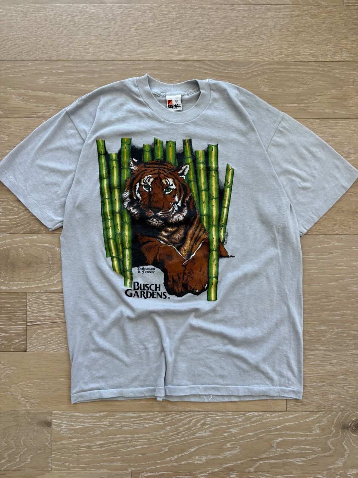 Other Vintage Busch Gardens Tiger Shirt Size US XL / EU 56 / 4 - 10 Thumbnail