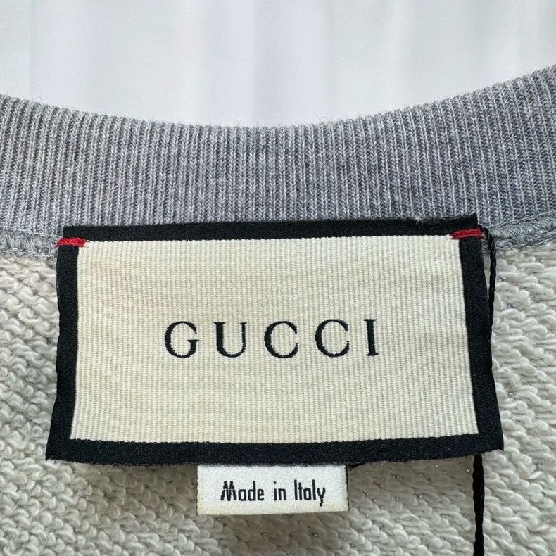 Gucci Gucci Embroidered tennis racket letter sweatshirt Size L / US 10 / IT 46 - 6 Thumbnail