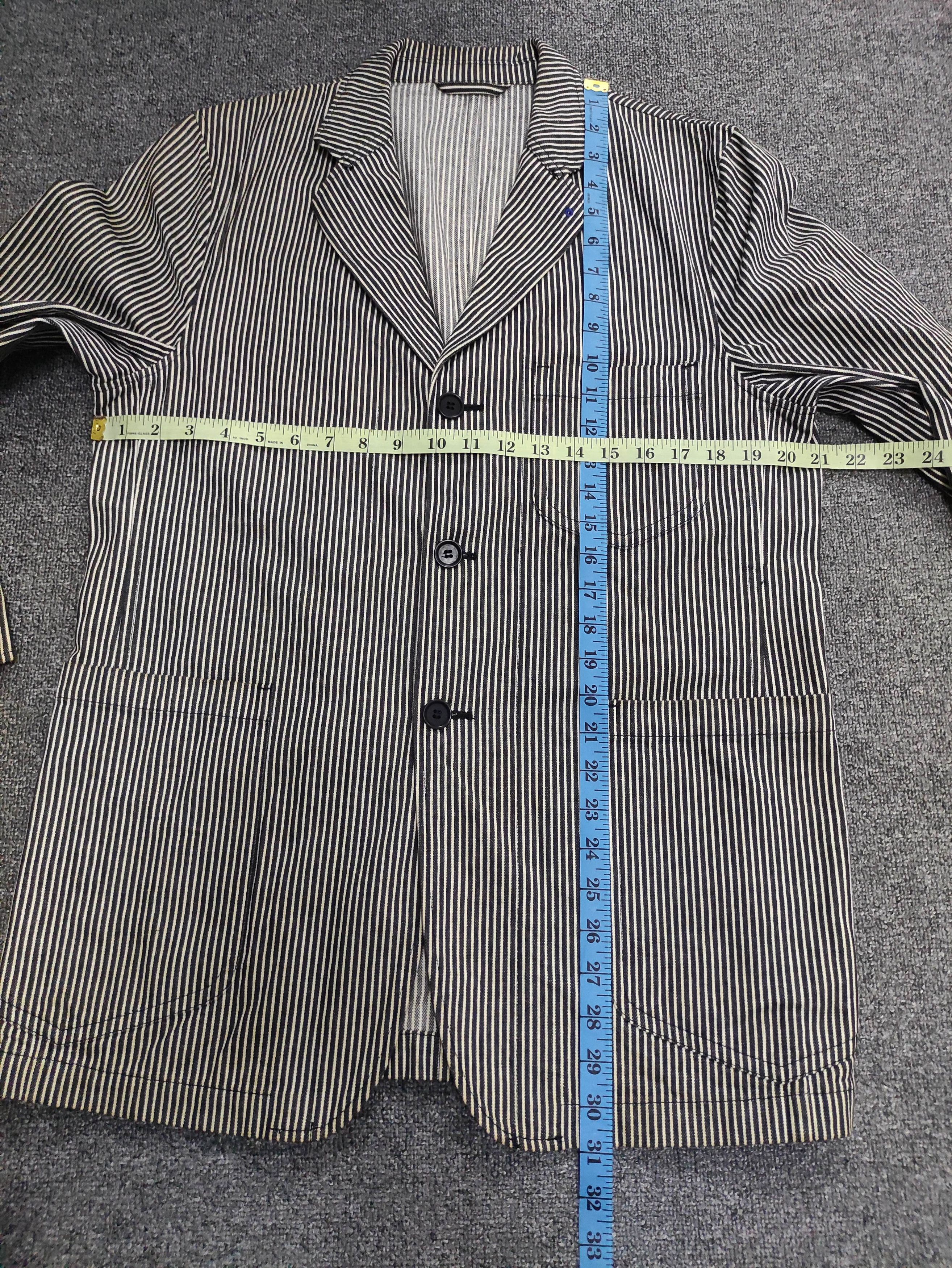 Paul Smith Vintage R.Newblod Chore Jacket Hickory Stripe Size US L / EU 52-54 / 3 - 8 Thumbnail