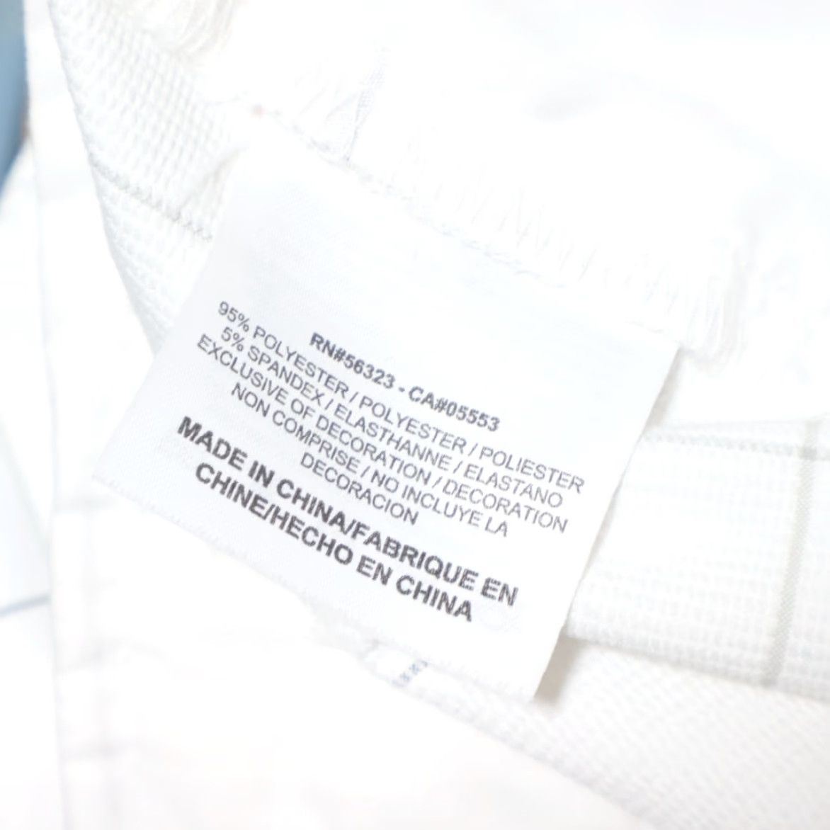 Nike NIke Stretch Polyester Waffle Golf Pants White Striped Men's 33 Size US 33 - 6 Thumbnail