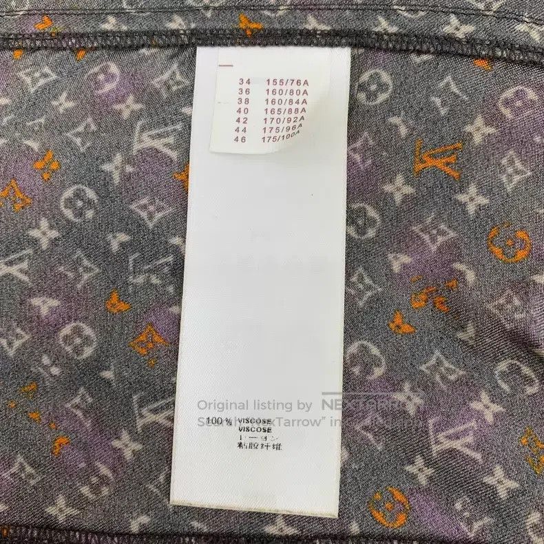 Louis Vuitton Louis Vuitton Dark brown logo presbyopic full print round Size XS / US 0-2 / IT 36-38 - 6 Thumbnail