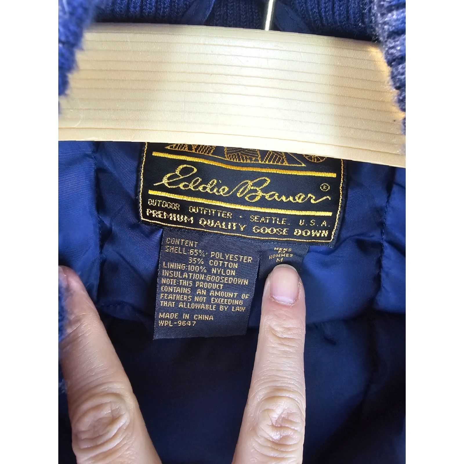 Eddie Bauer VINTAGE Eddie Bauer DOWN VEST BLUE SZ MEDIUM Vest Men M Blue Down Eddie Bauer Puffer Jacket 90s Mens Size US M / EU 48-50 / 2 - 2 Thumbnail