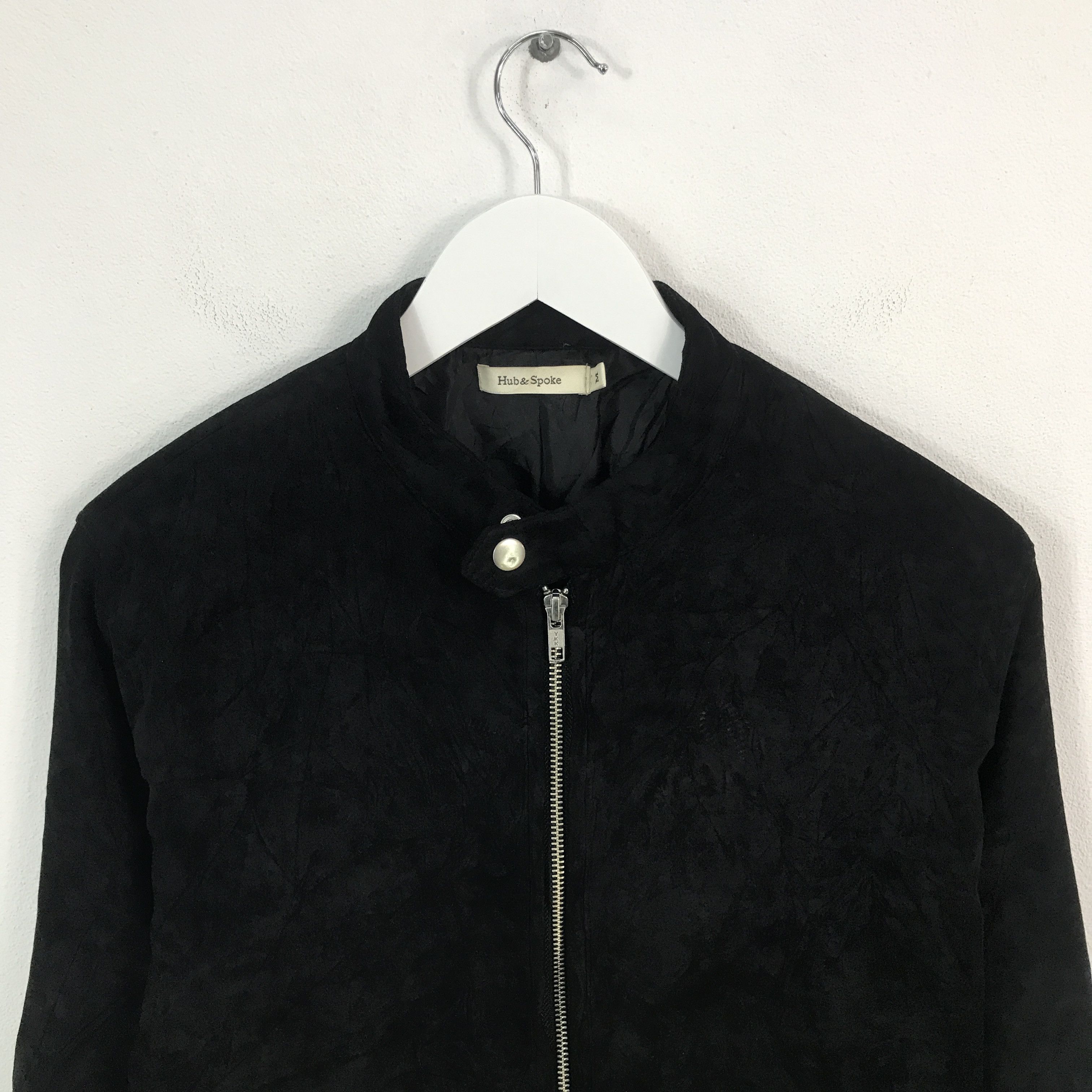 Japanese Brand Japan design biker black style hub & spooke jacket Size US M / EU 48-50 / 2 - 2 Thumbnail