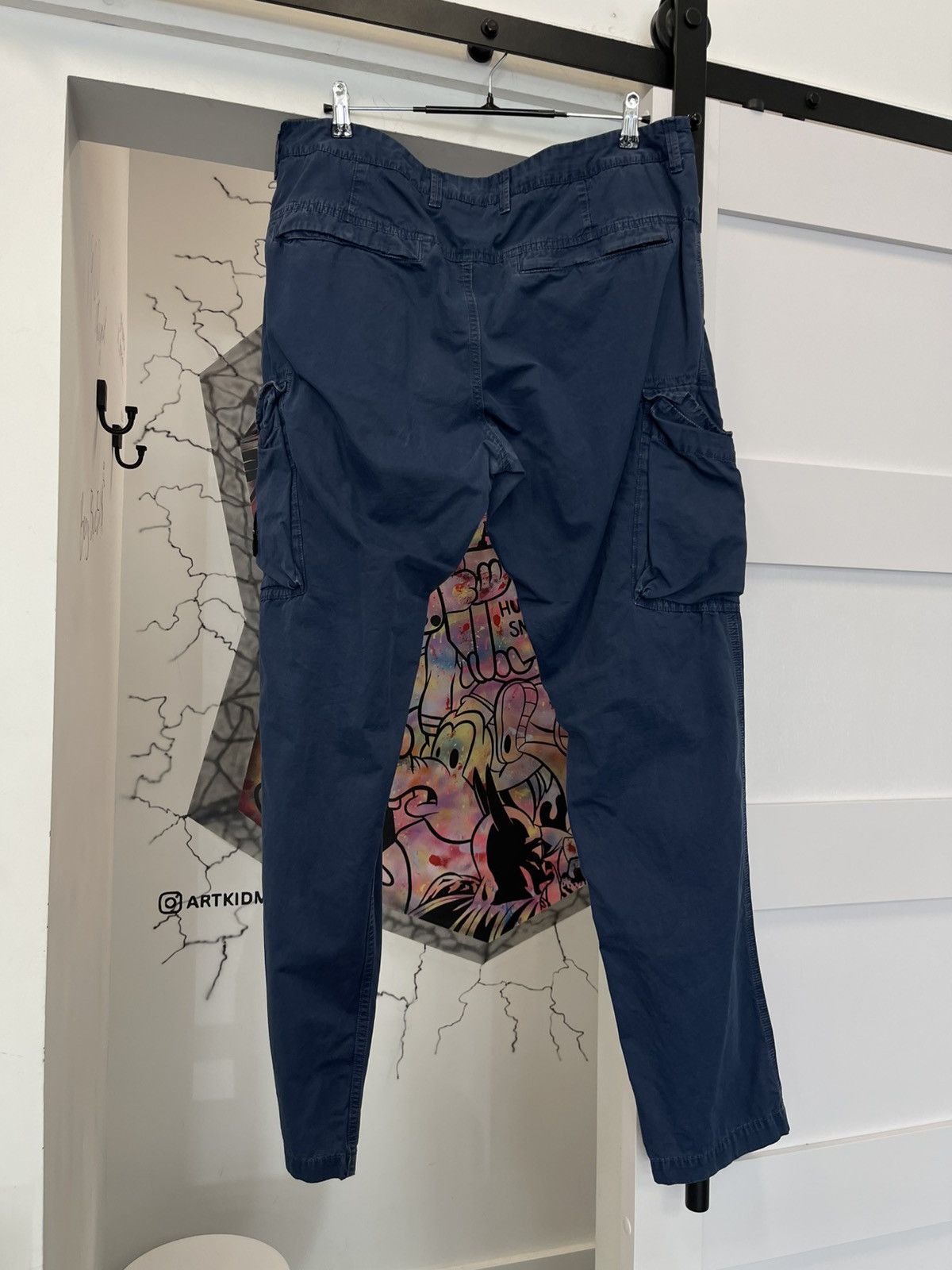 Stone Island Stone Island Multi Pocket Cargo Pants Navy Size US 38 / EU 54 - 2 Thumbnail