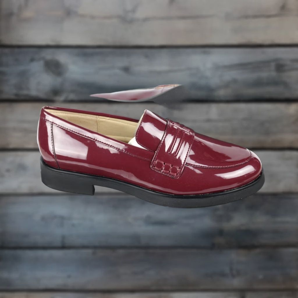 Vintage Liverpool Baldwin Patent Leather Slip On Loafer Liverpool Patent Leather Slip On Loafer Ruby 7M Women Red Ruby 754084 Ruby 7M Women Shoes Size US 7 / IT 37 - 1 Thumbnail
