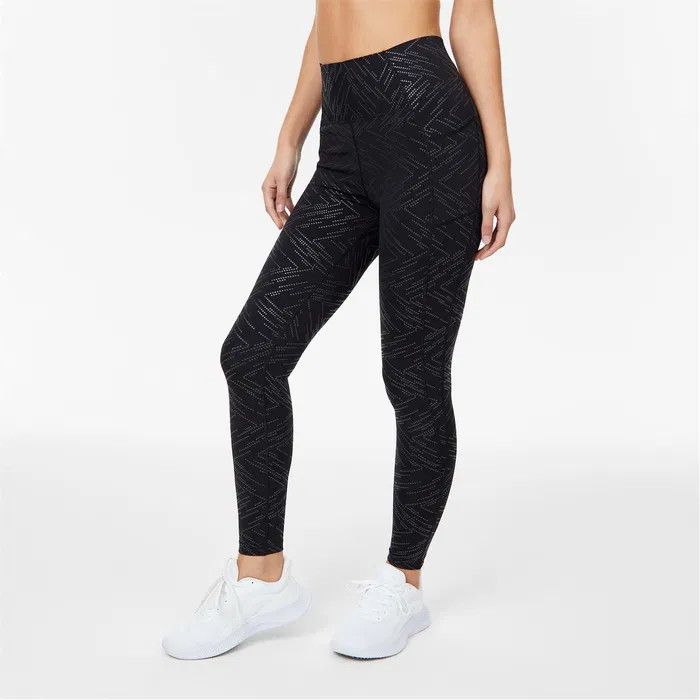 Other USA PRO HIGH TIGHT GEO GLOSS 10 S TIGHTS LEGGINGS Size 32" / US 10 / IT 46 - 1 Thumbnail