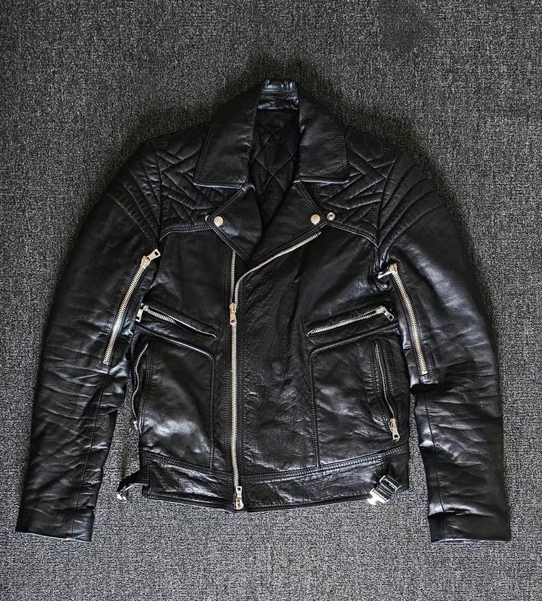 Balmain Balmain Leather Jacket Size US L / EU 52-54 / 3 - 1 Thumbnail