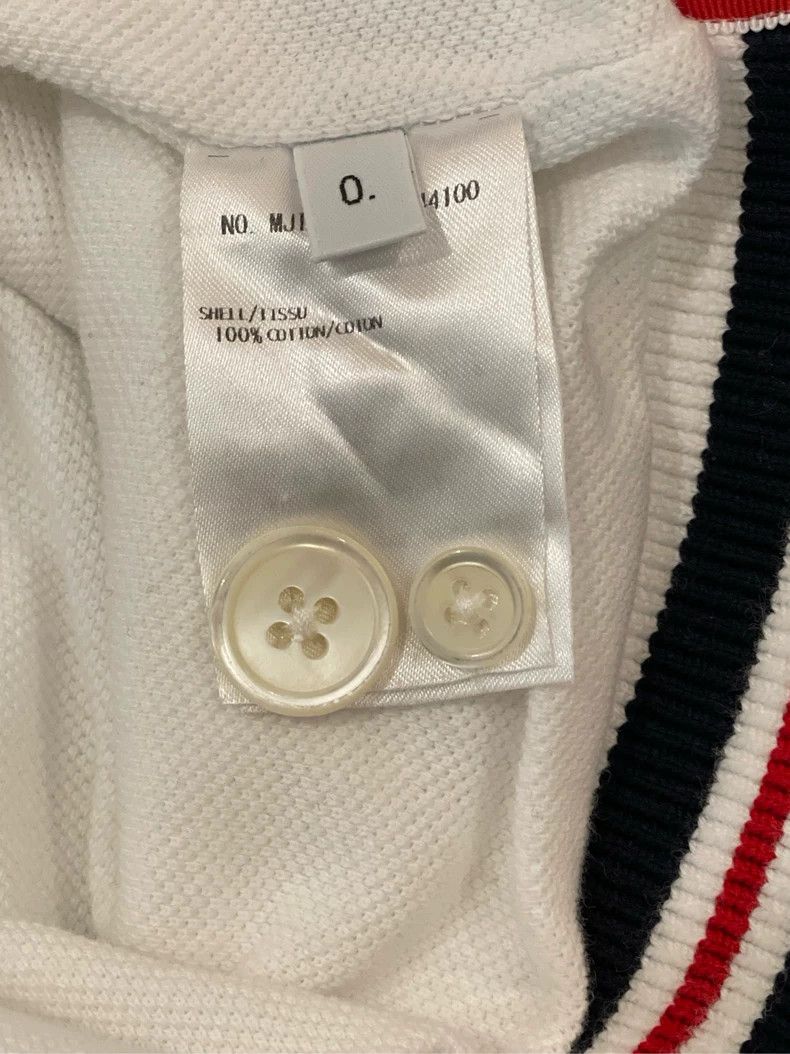 Thom Browne Thom browne White striped pattern knitted cardigan jacket 2 Size US XS / EU 42 / 0 - 8 Thumbnail