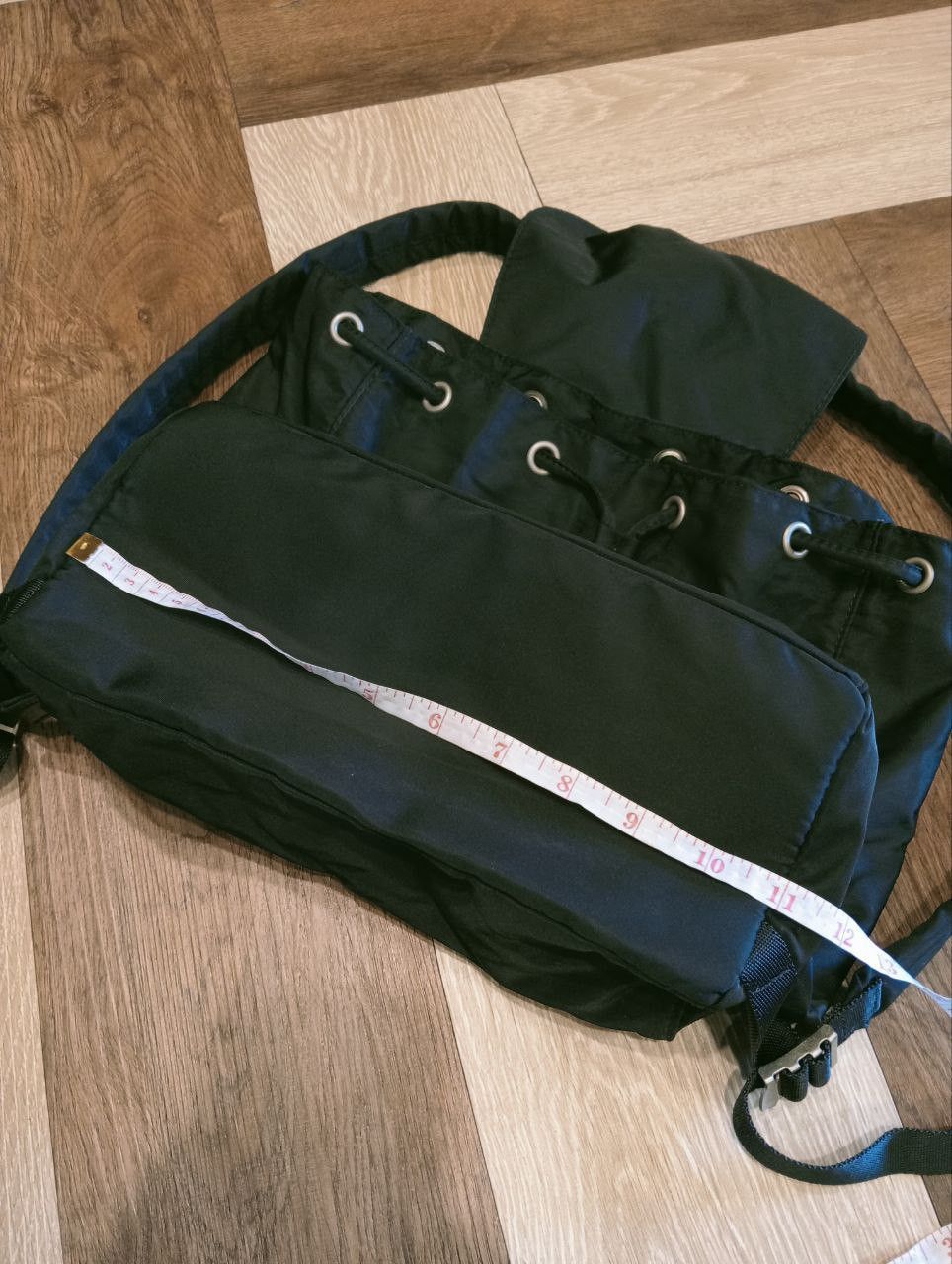 agnes b. AGNES B. VOYAGE VINTAGE BACKPACK - BLACK Size ONE SIZE - 15 Thumbnail